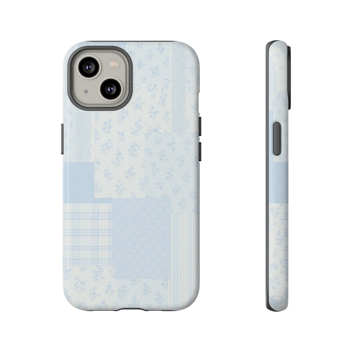 Blue Floral Lace Phone Case