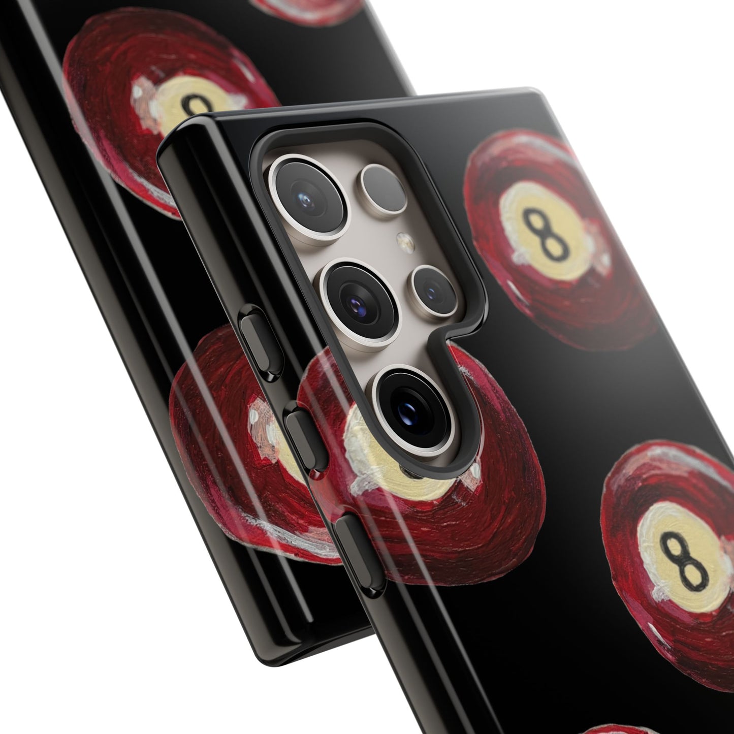 Red Eight Ball Phone Cases