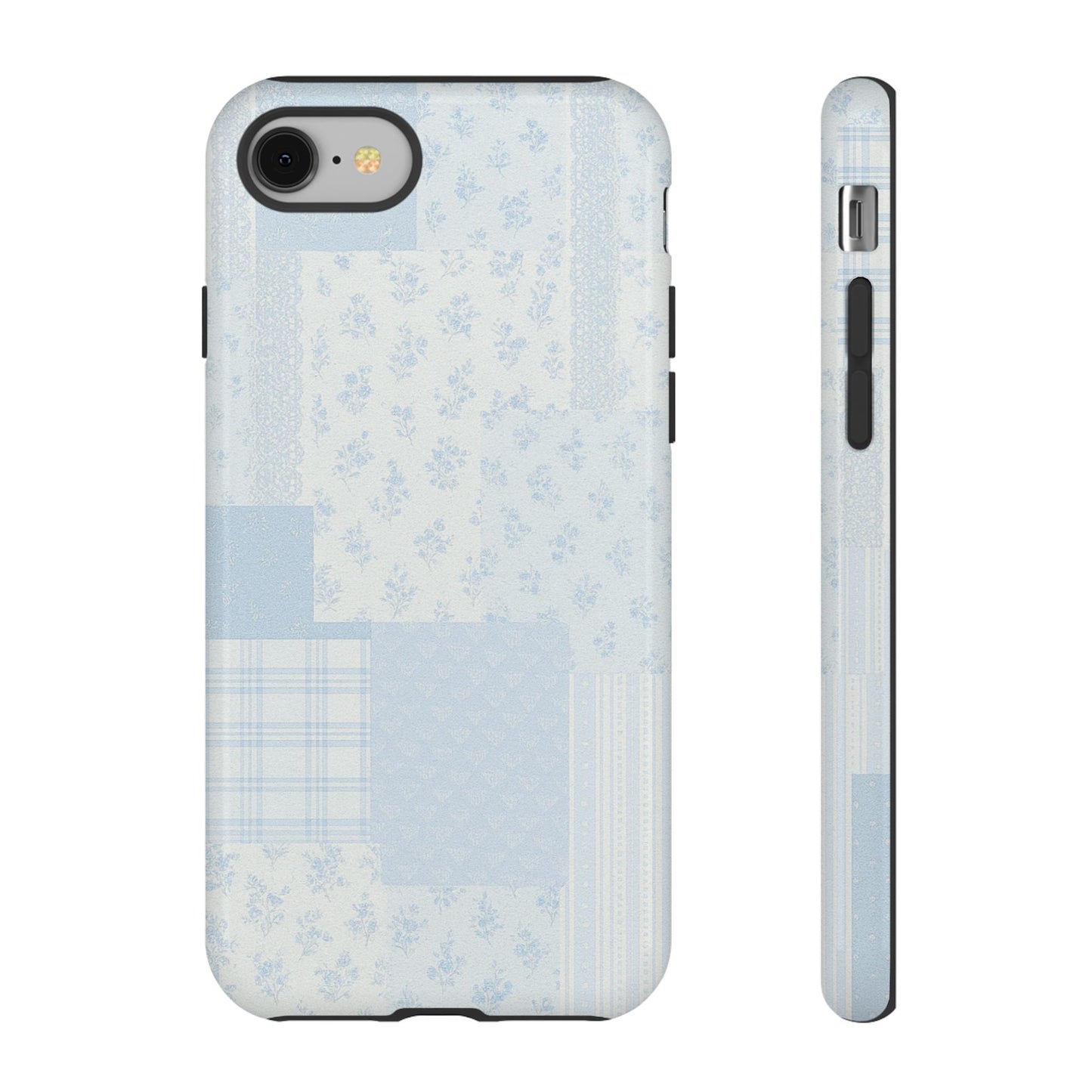 Blue Floral Lace Phone Case