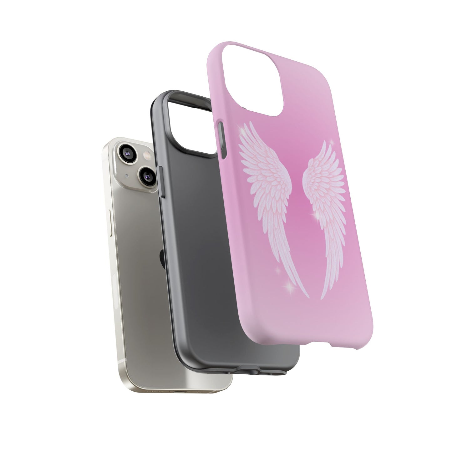 Pink Angel Wings Phone Case