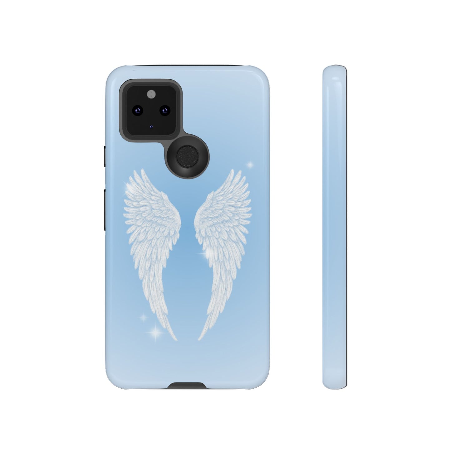 Blue Angel Wings Phone Case
