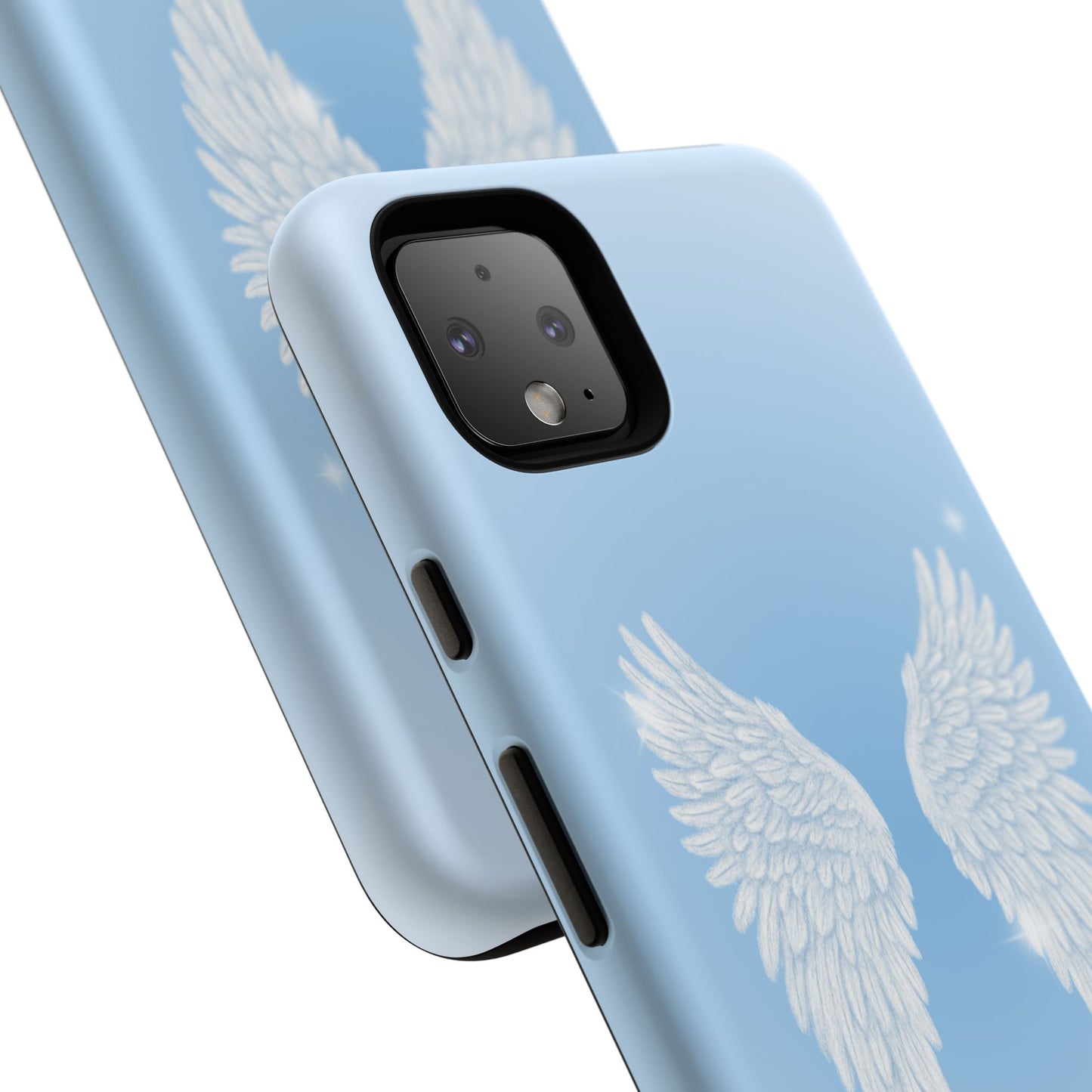 Blue Angel Wings Phone Case