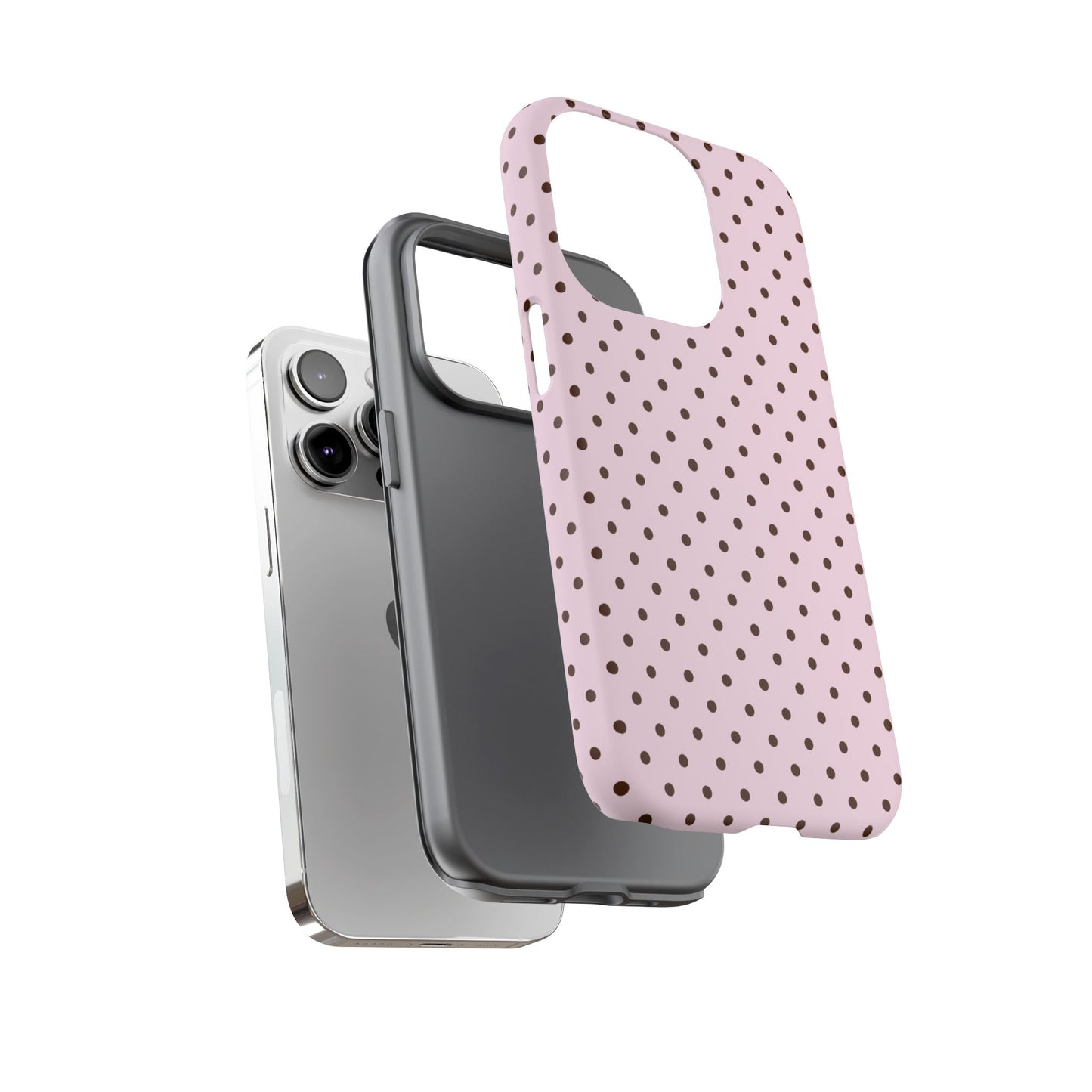 Light Pink Polka Dot Phone Case
