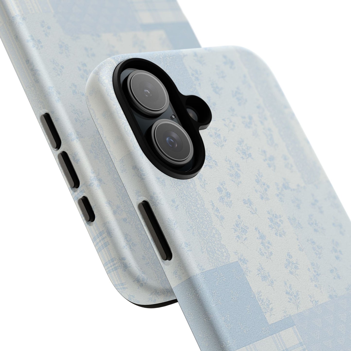 Blue Floral Lace Phone Case