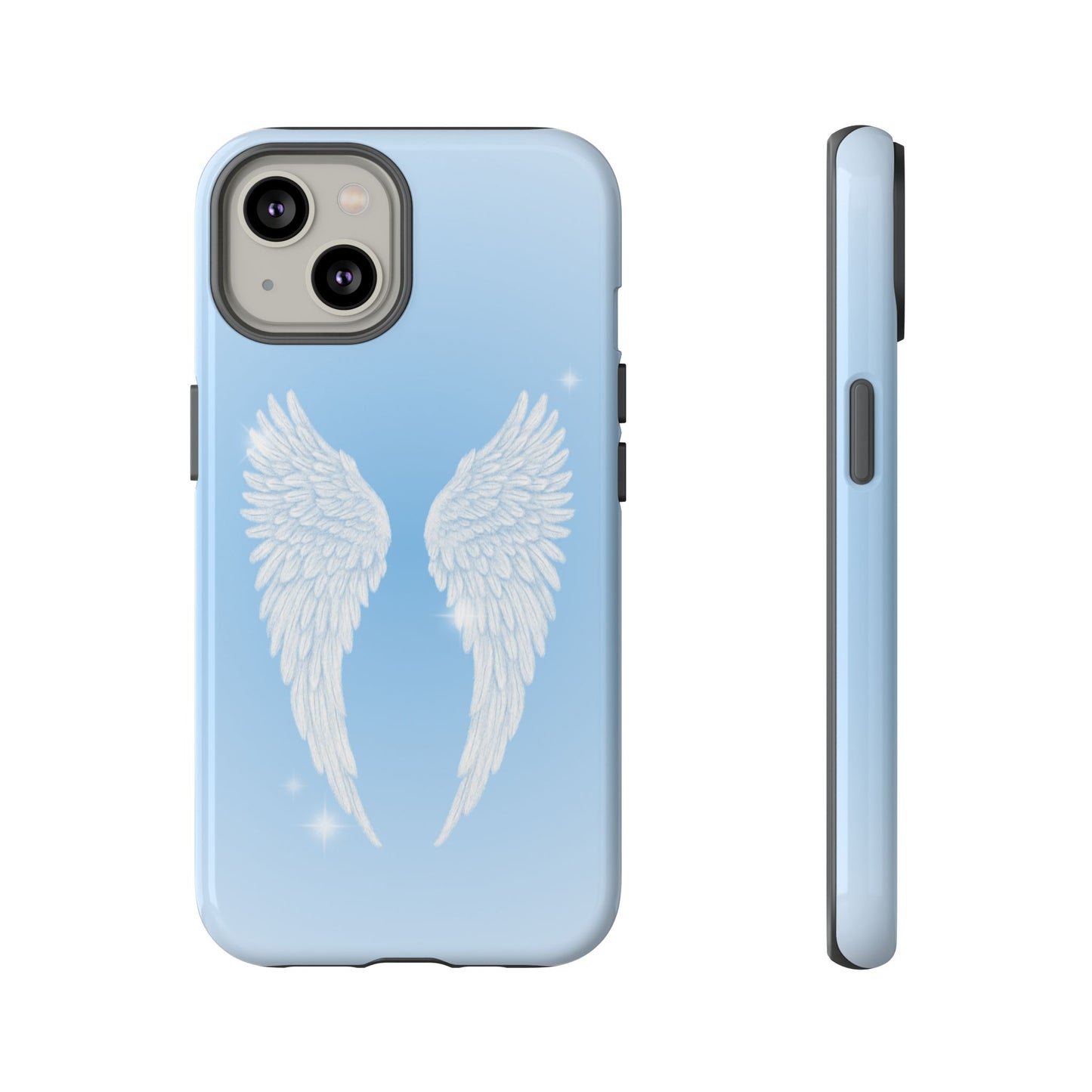 Blue Angel Wings Phone Case