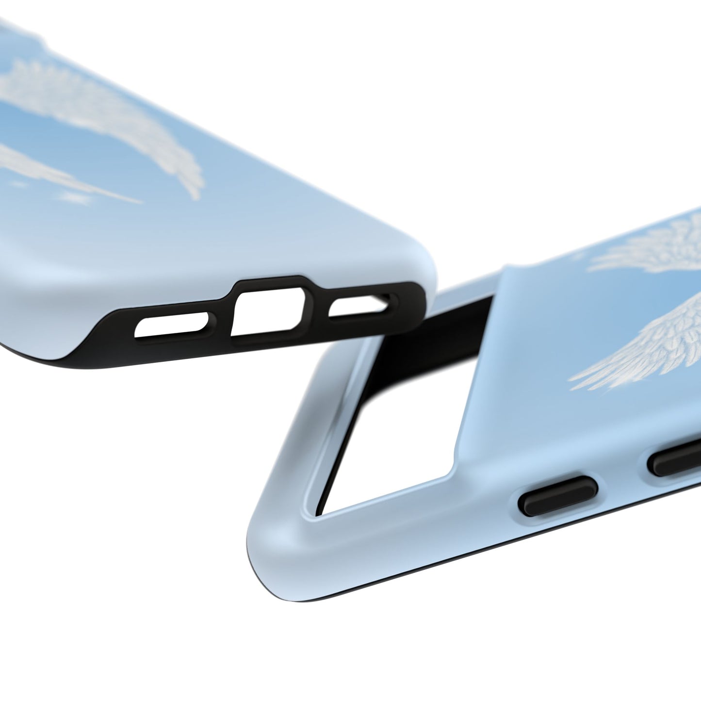 Blue Angel Wings Phone Case
