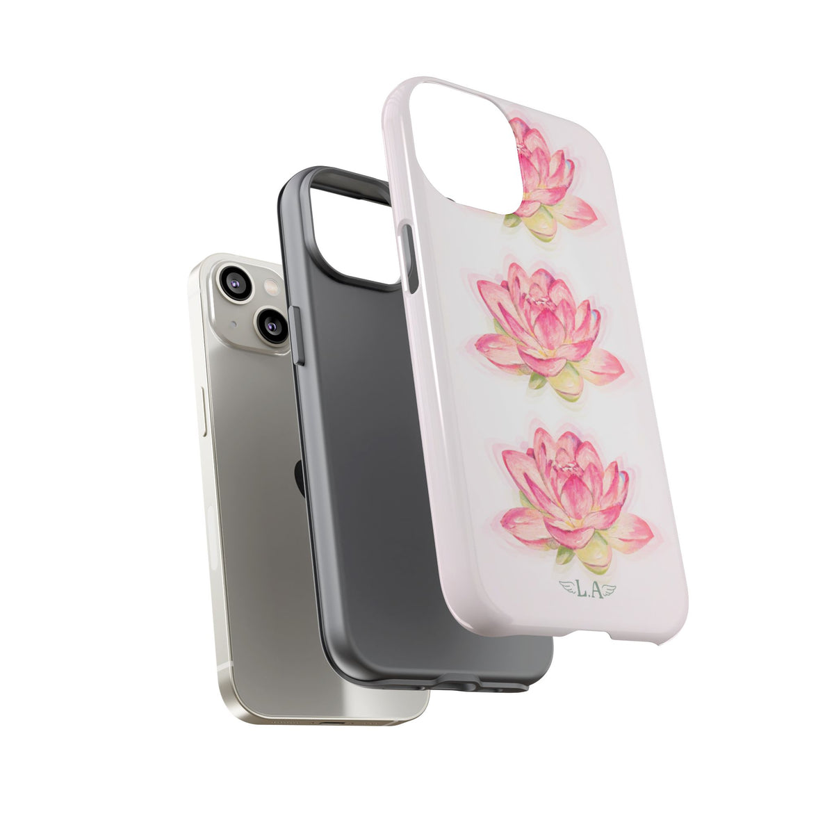 Hand Painted Lotus Baby Phone Case