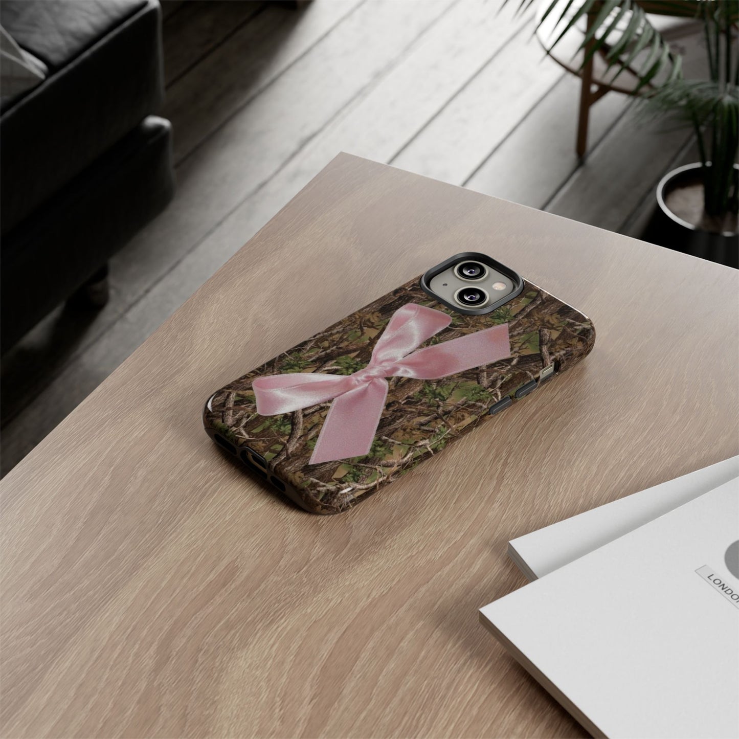Camo and Bow Phone Case