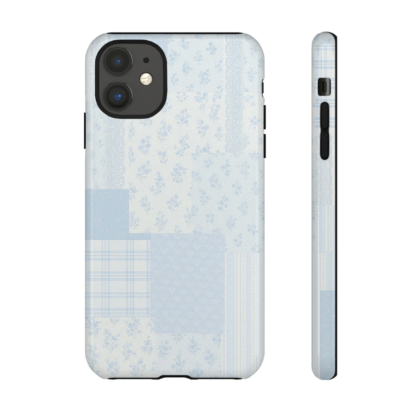 Blue Floral Lace Phone Case