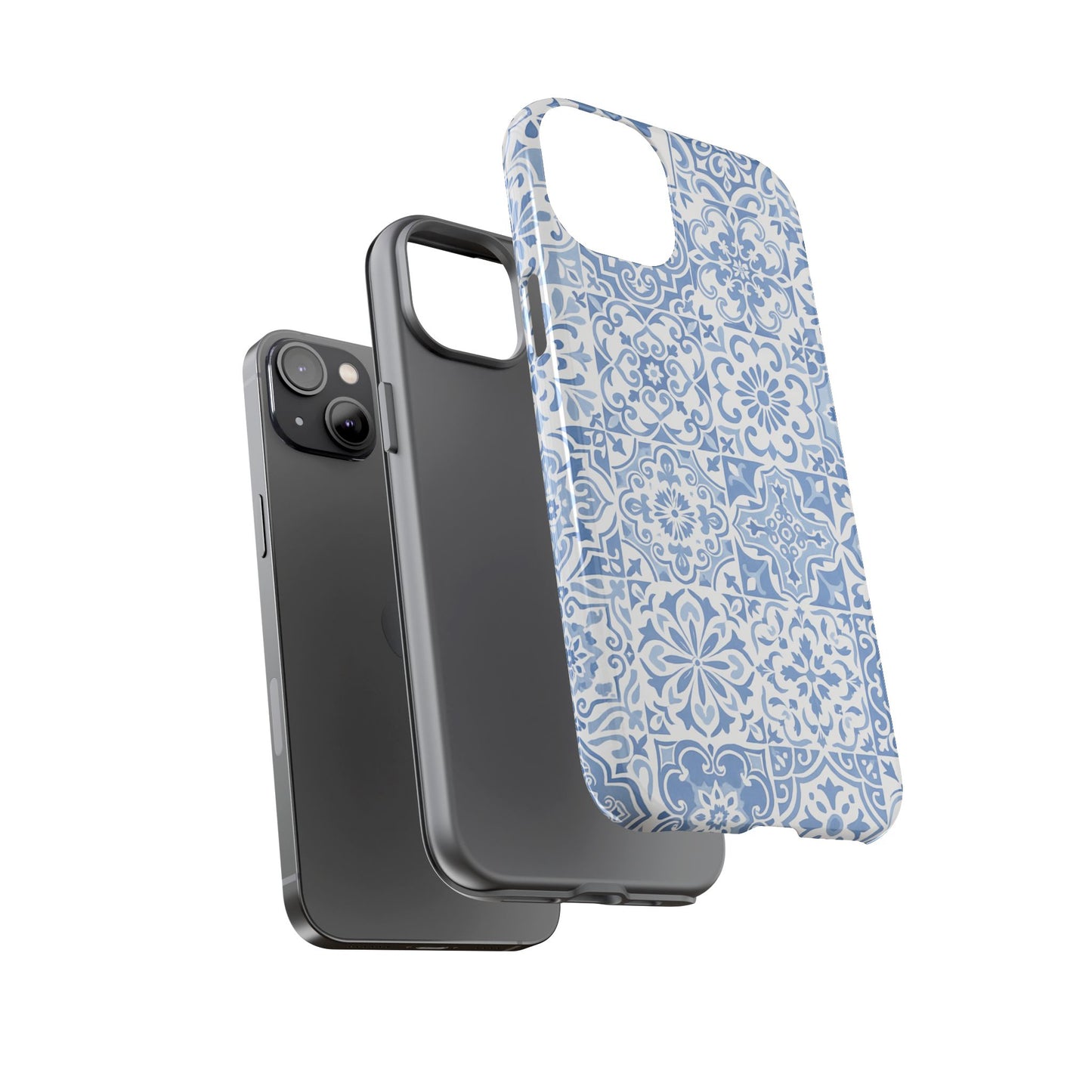 Blue Coastal Tile Phone Case