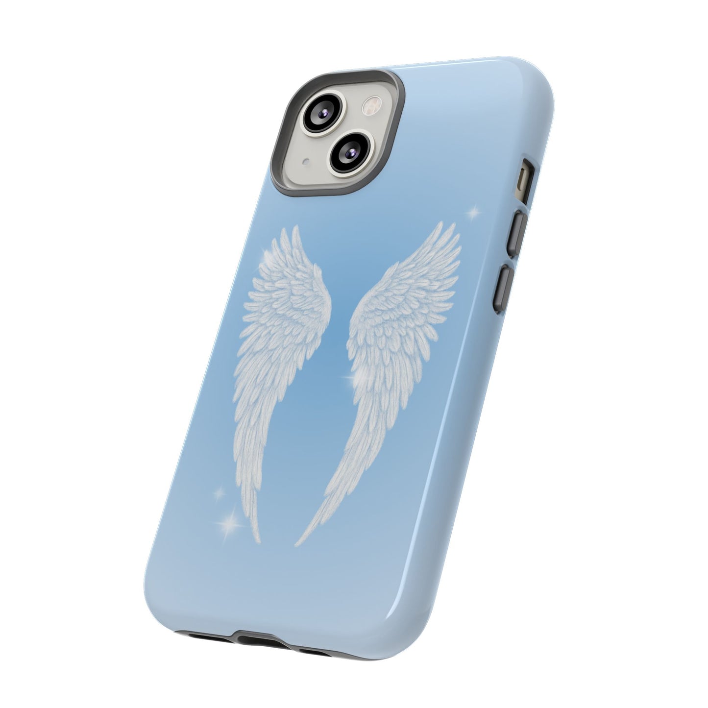 Blue Angel Wings Phone Case