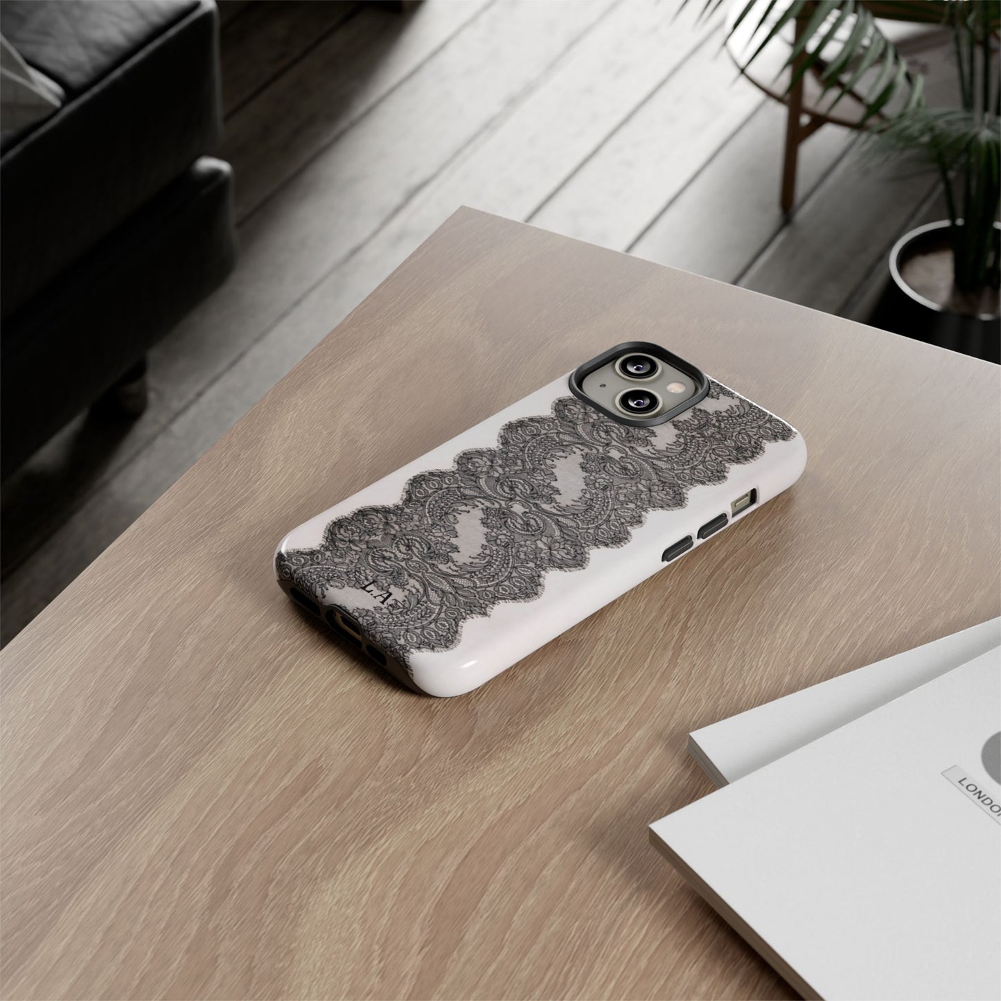 Black Lace Phone Case