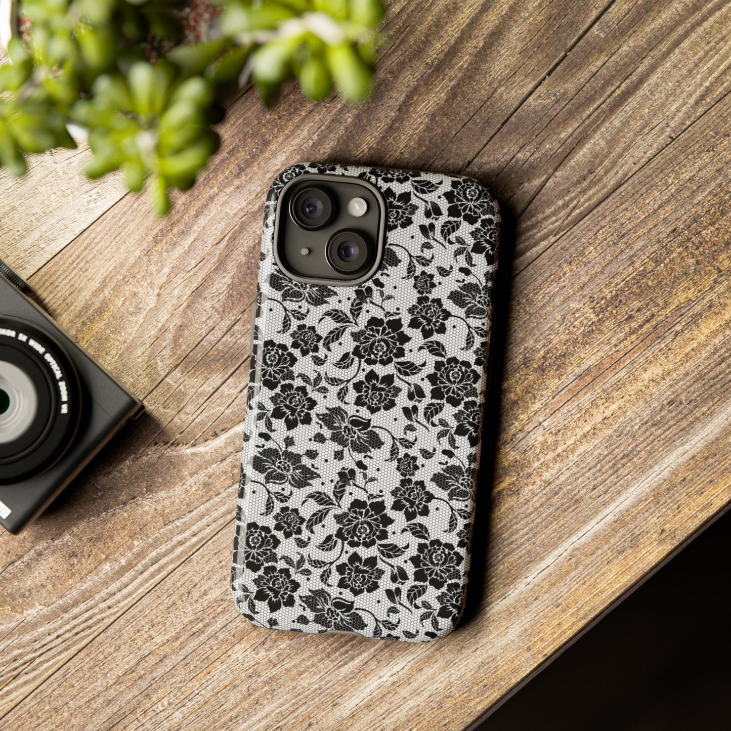 Black Lace Phone Case