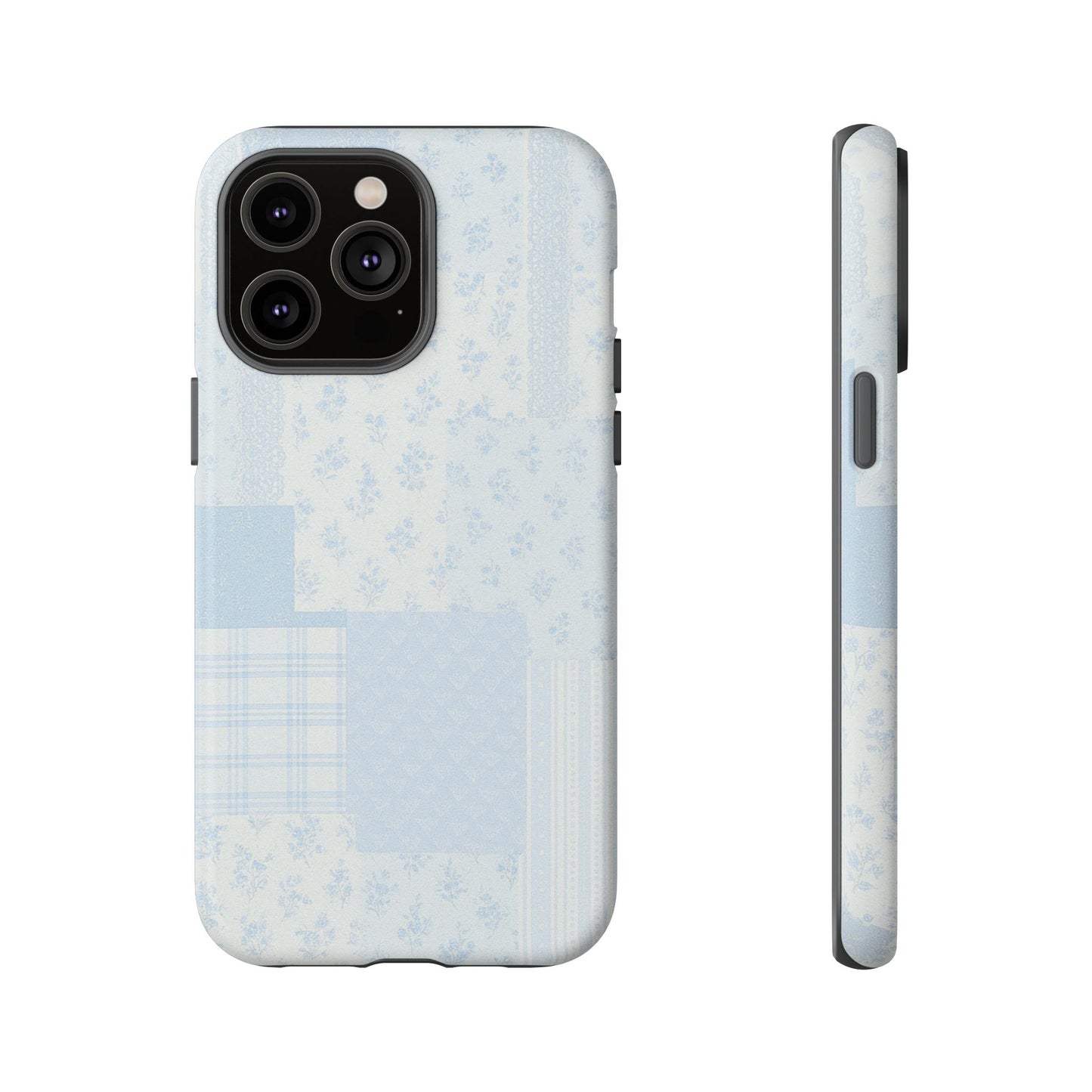Blue Floral Lace Phone Case