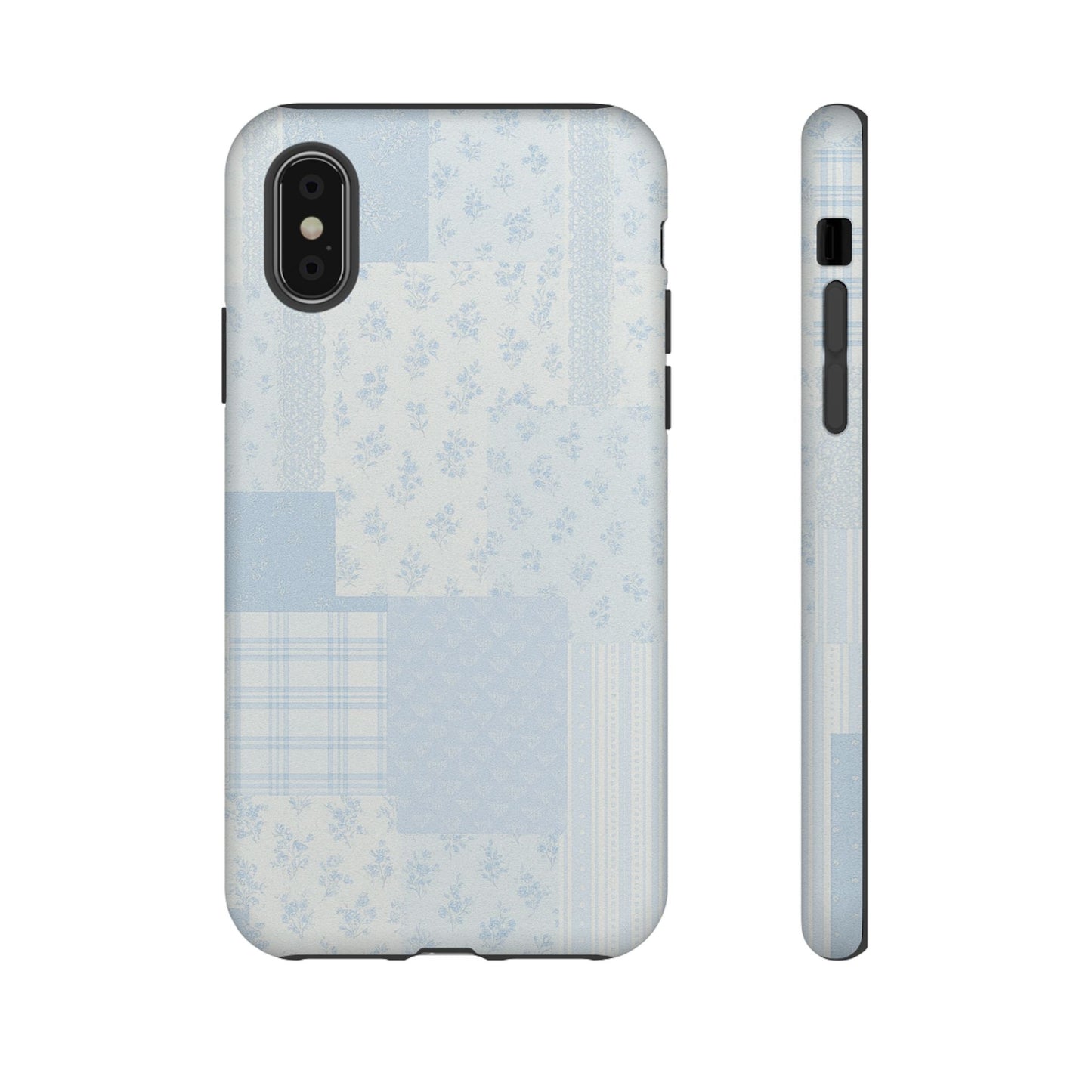 Blue Floral Lace Phone Case