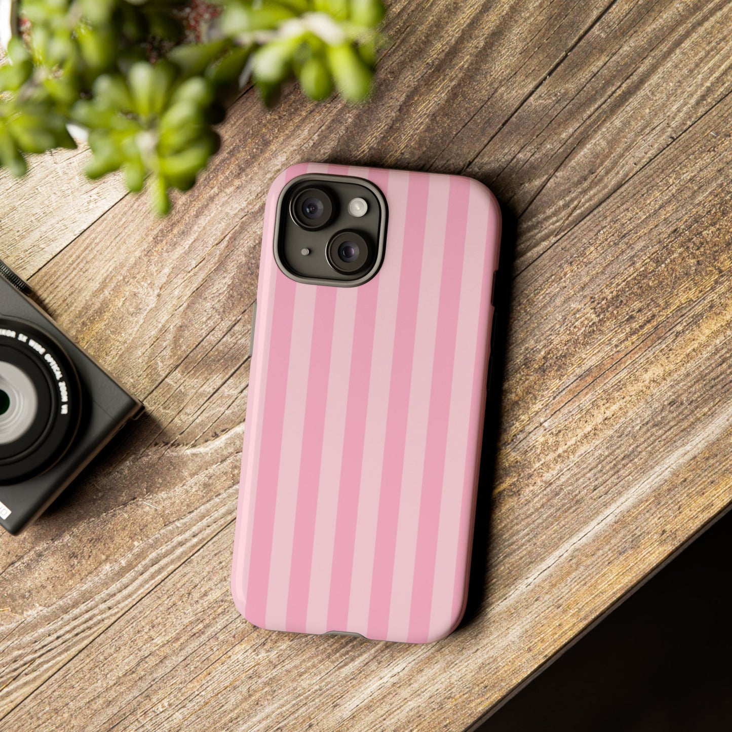Pink Stripes Phone Case