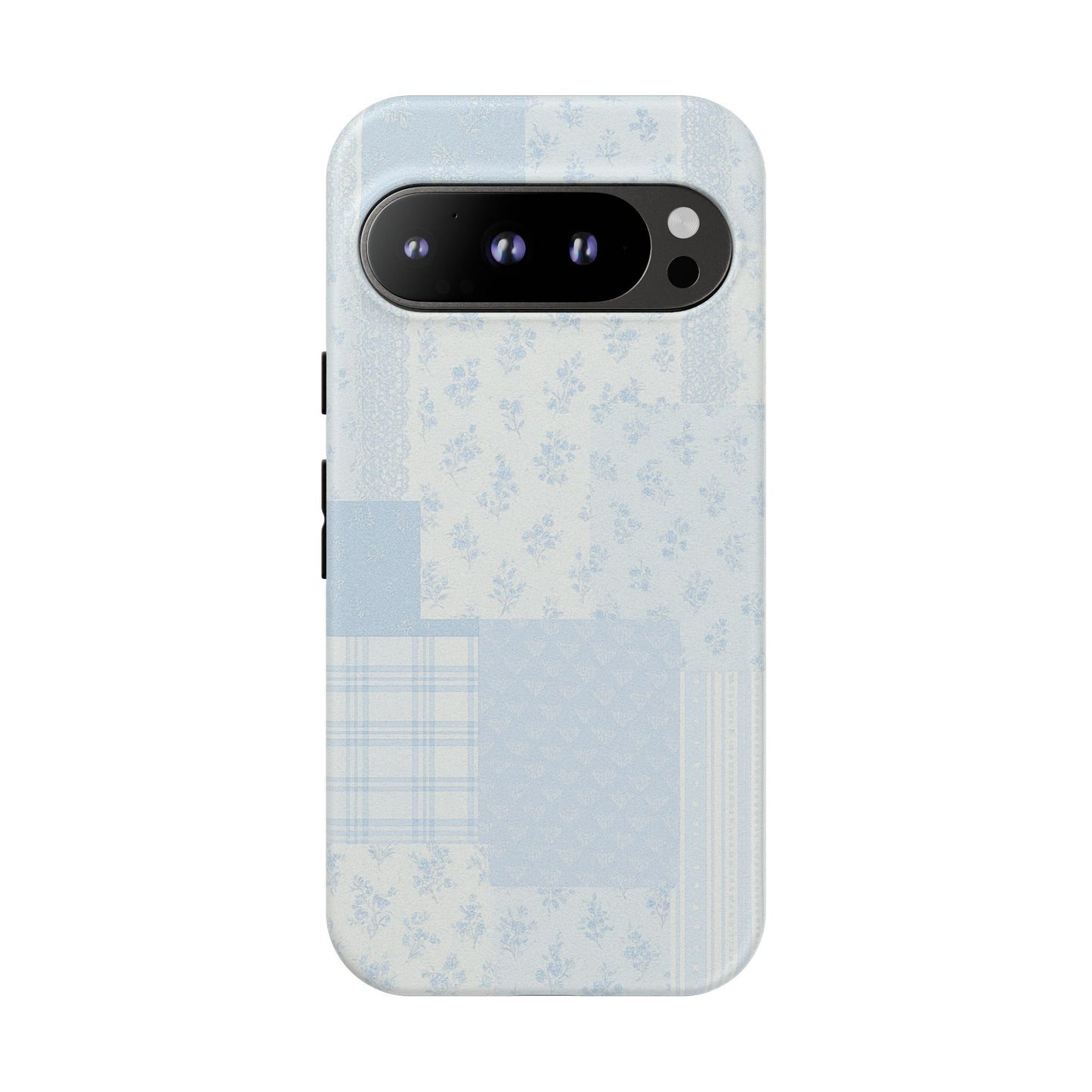 Blue Floral Lace Phone Case