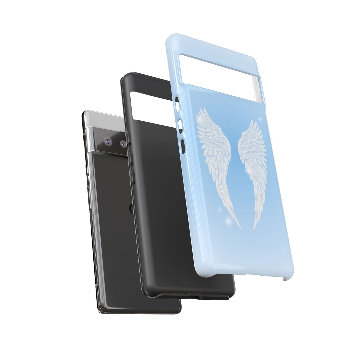 Blue Angel Wings Phone Case