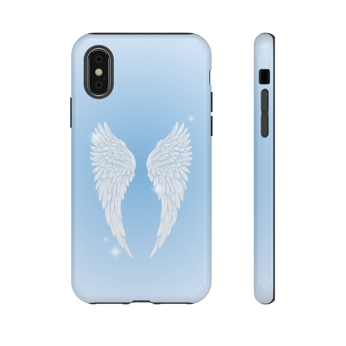 Blue Angel Wings Phone Case