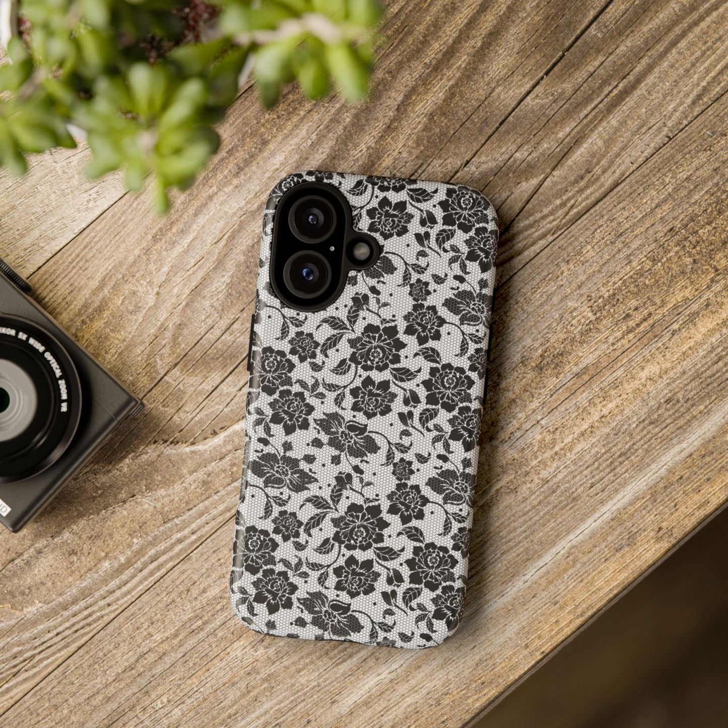 Black Lace Phone Case