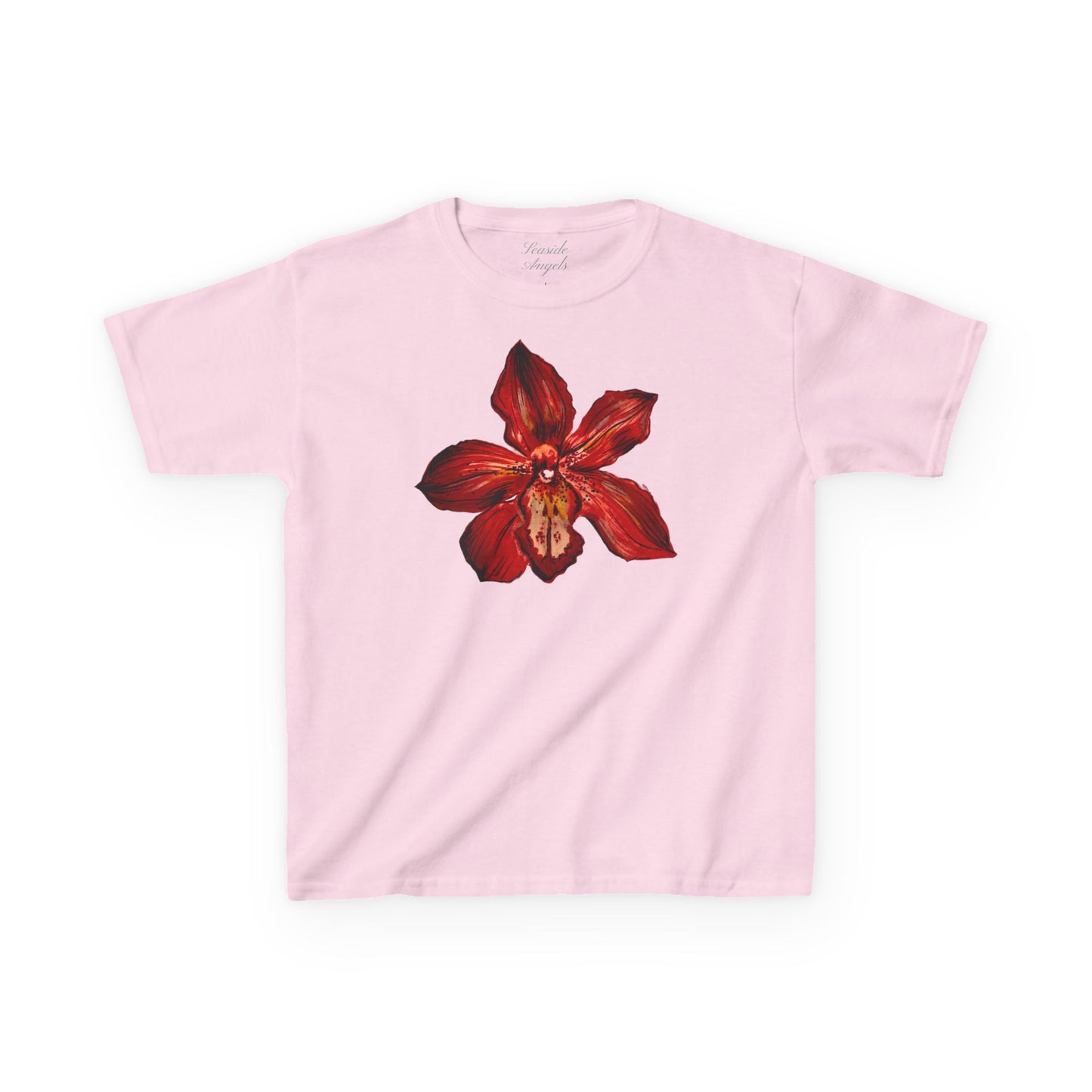 Red Orchid Baby Tee