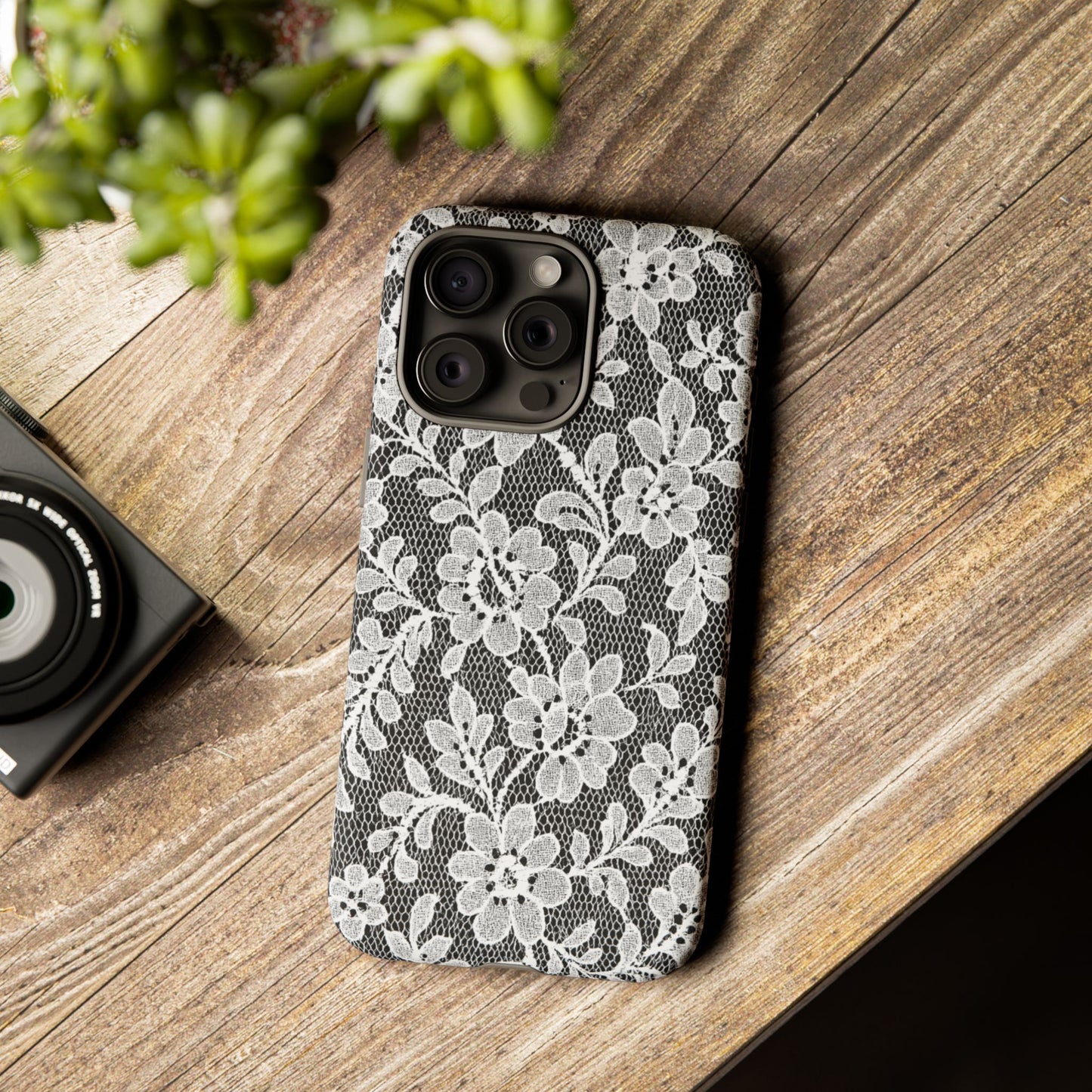 White Lace Phone Case