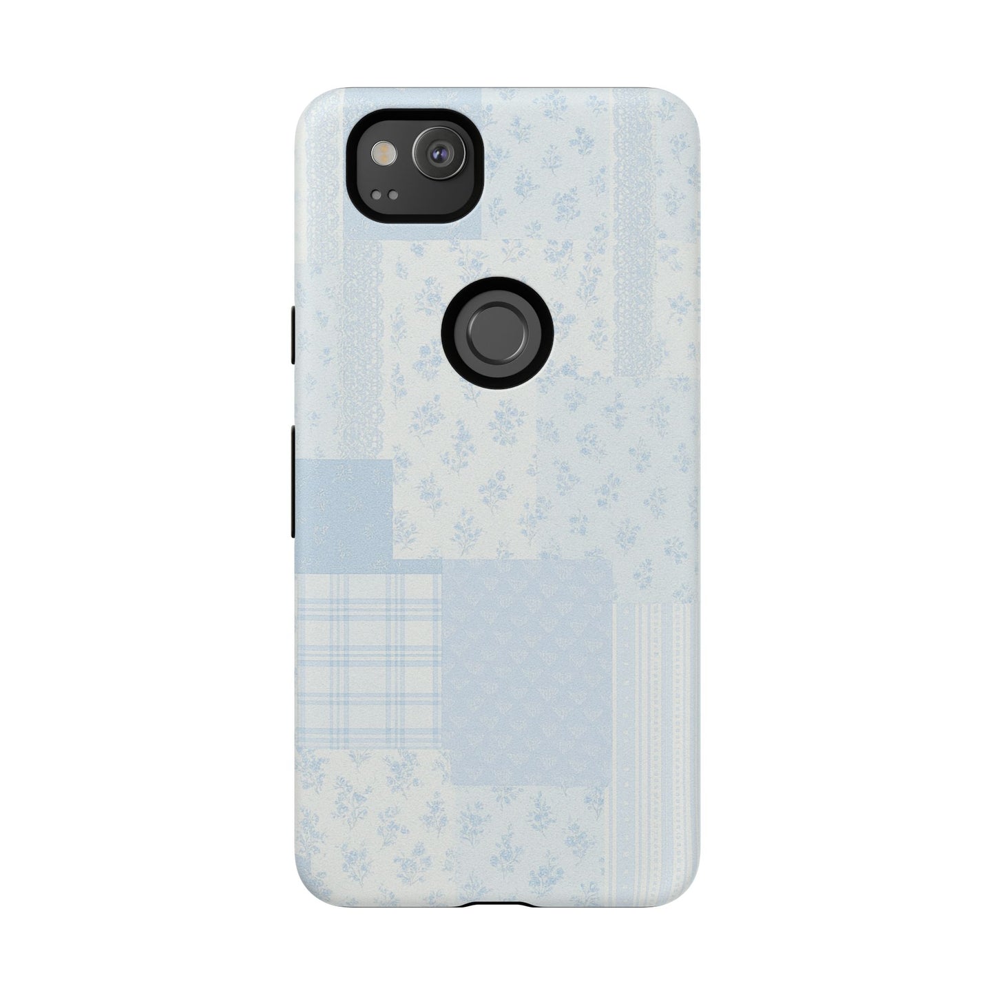 Blue Floral Lace Phone Case