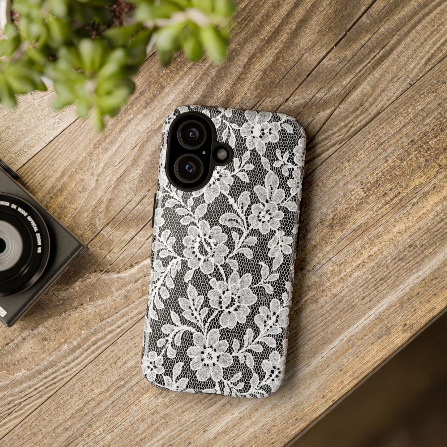White Lace Phone Case