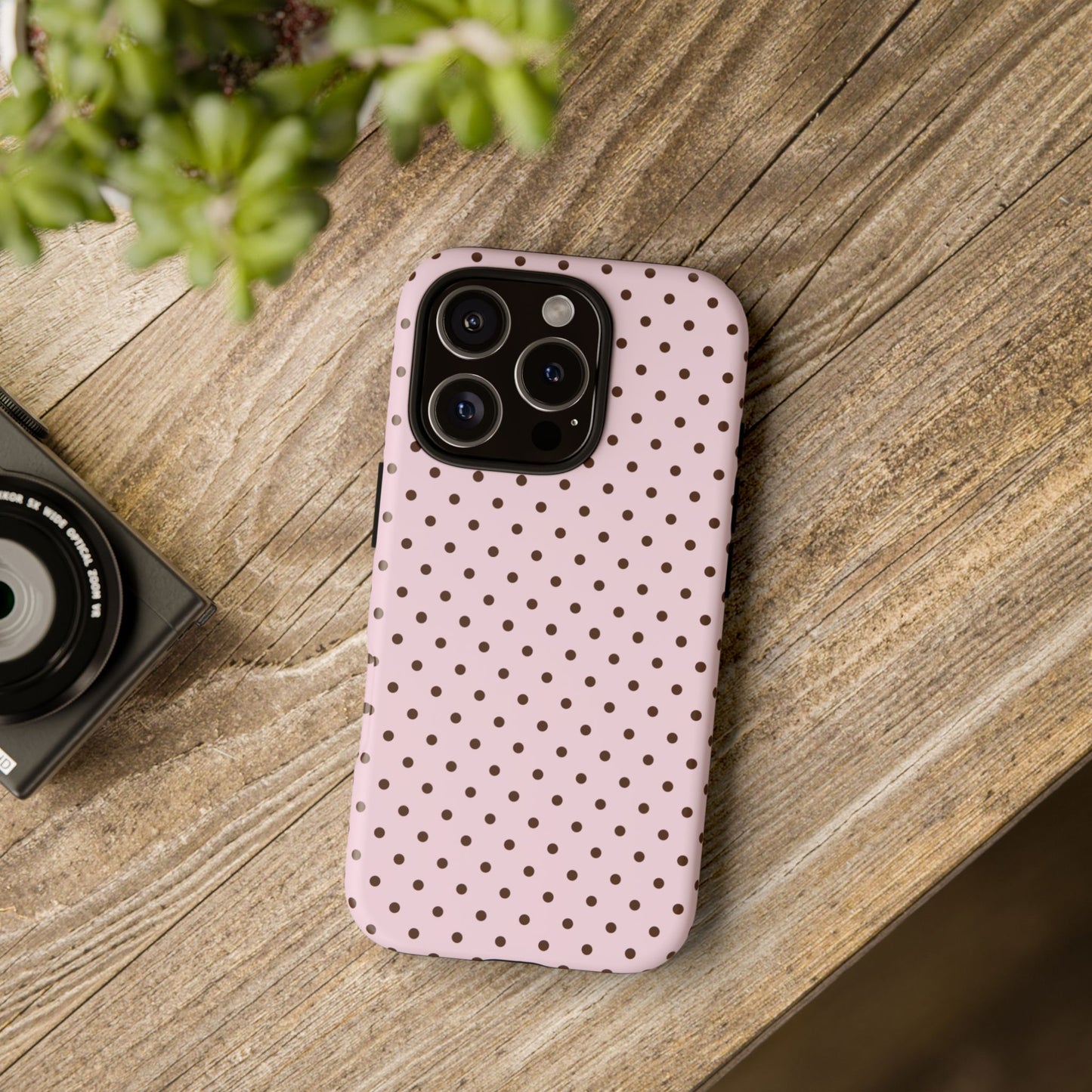 Light Pink Polka Dot Phone Case