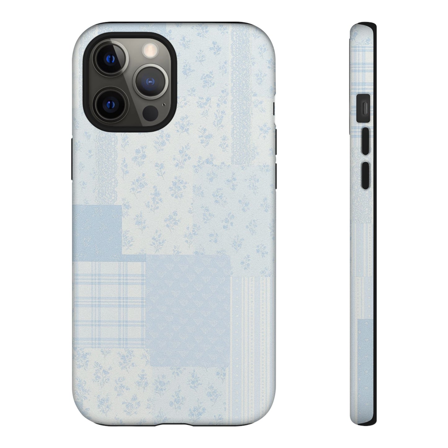 Blue Floral Lace Phone Case