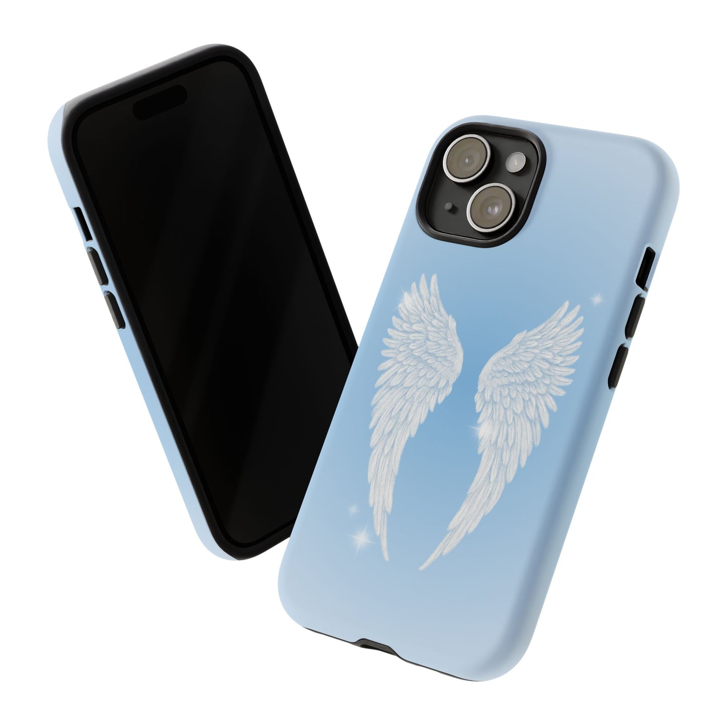 Blue Angel Wings Phone Case
