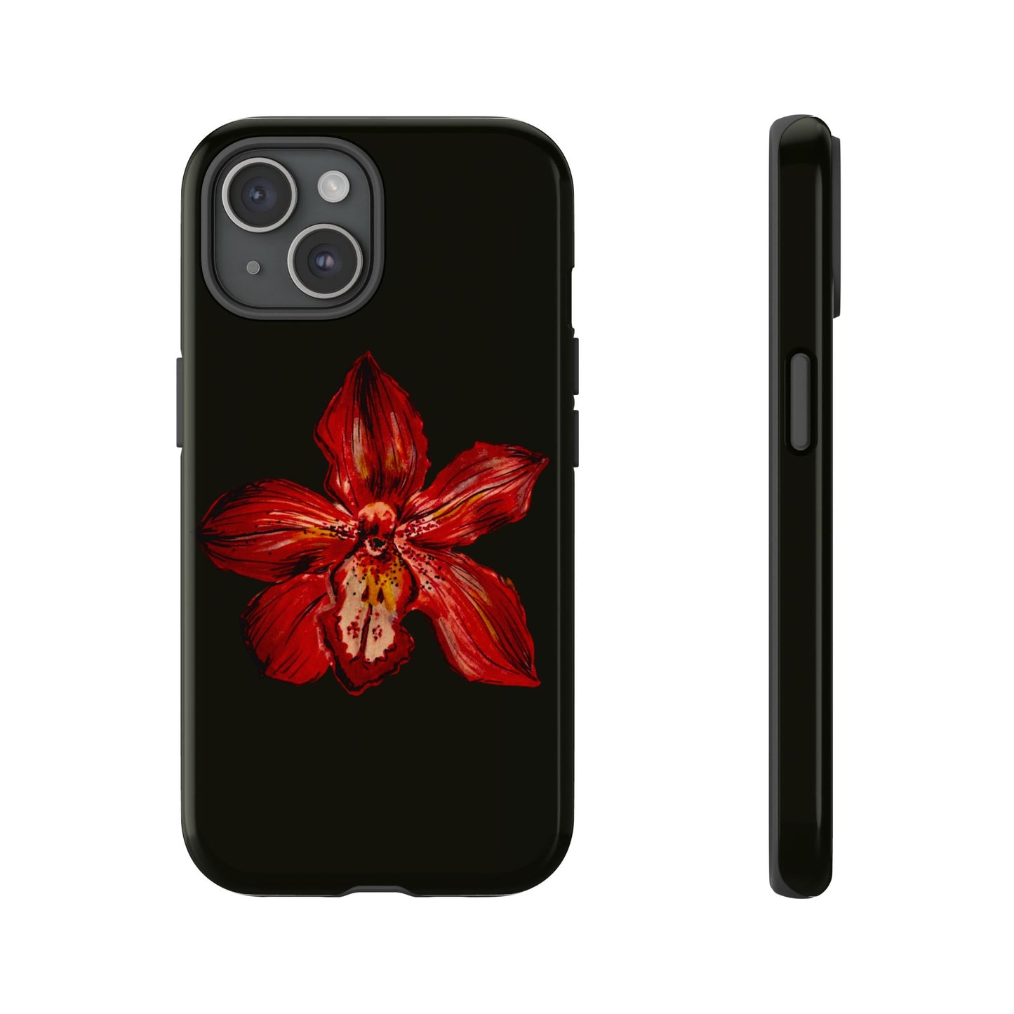 Red Orchid Phone Case
