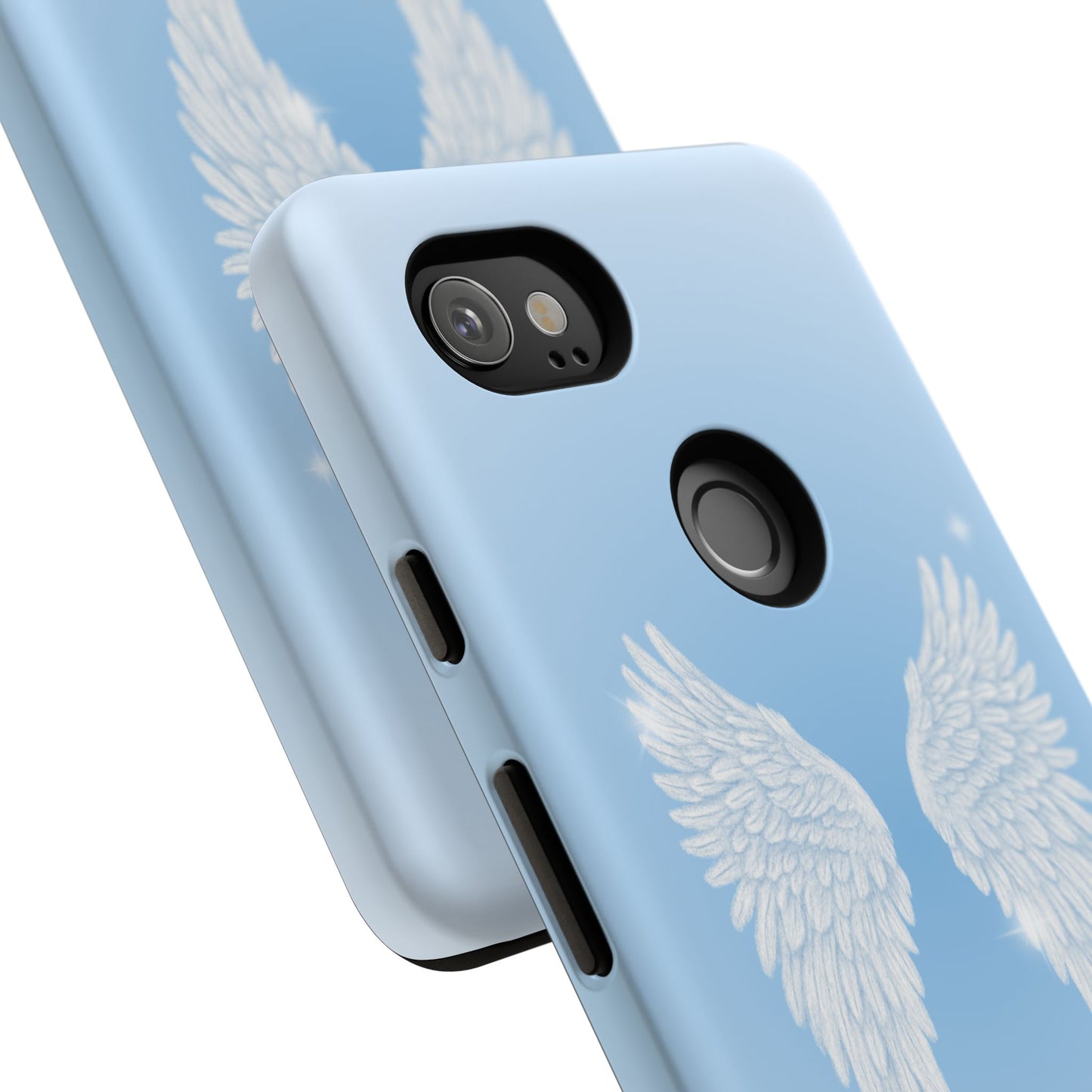 Blue Angel Wings Phone Case