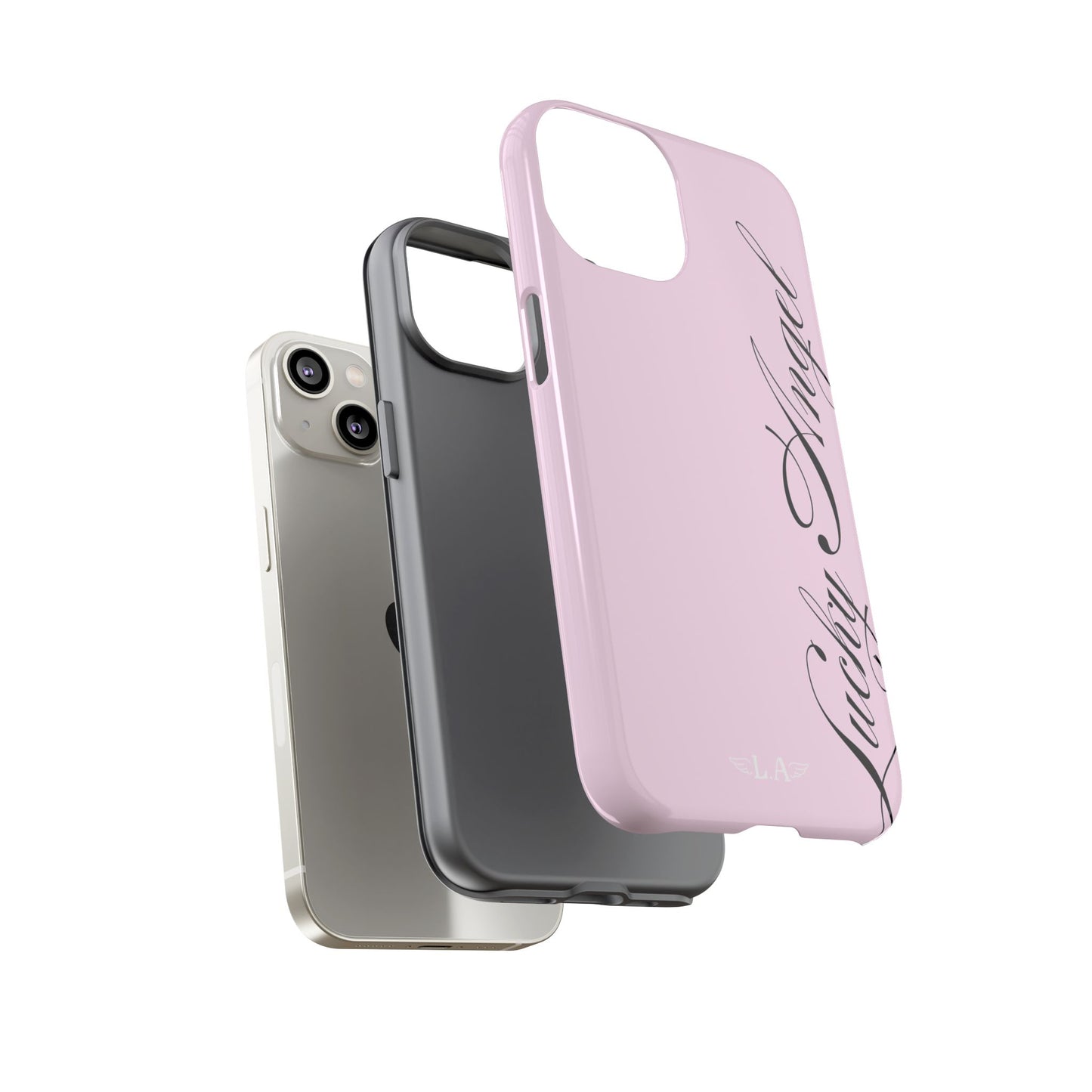 Lucky Angel Cursive Phone Case