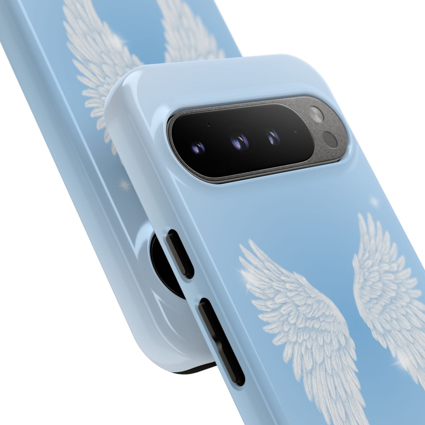 Blue Angel Wings Phone Case