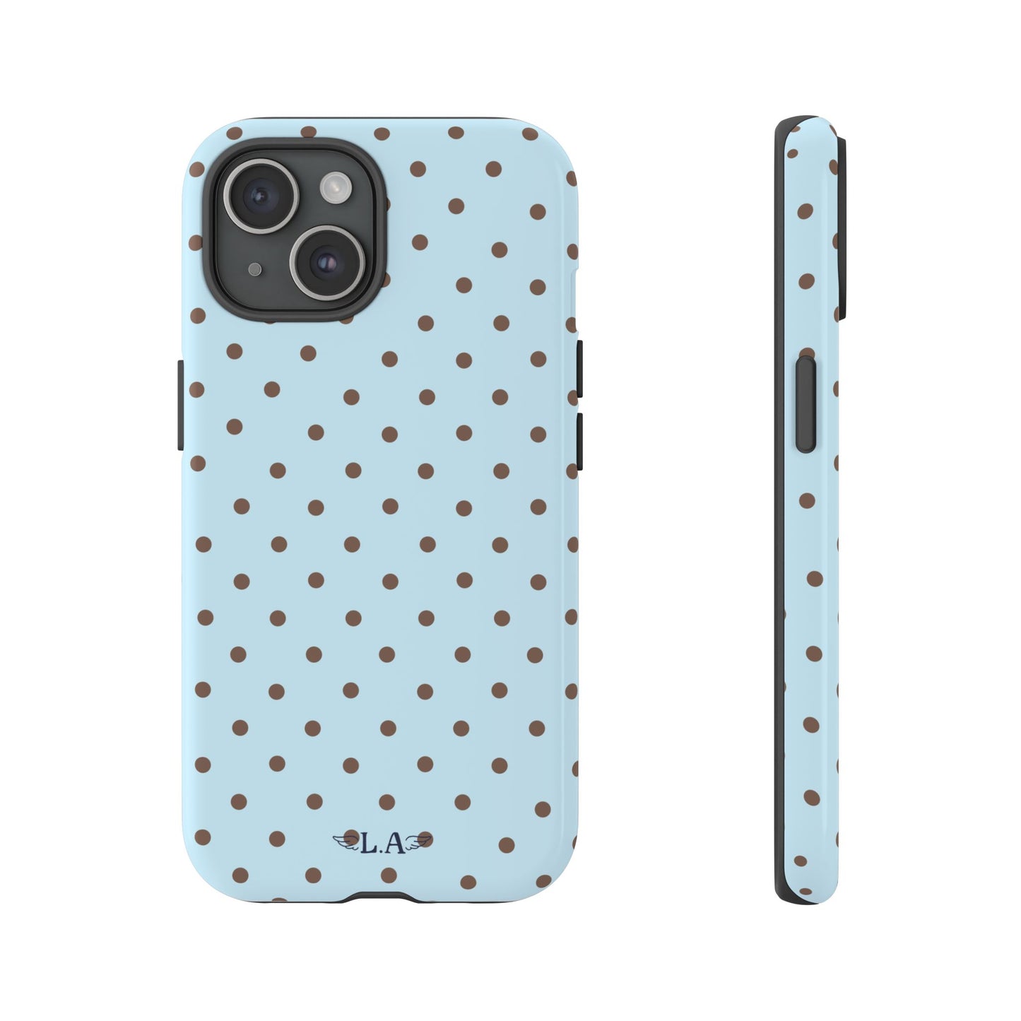 Blue Polka Dot Phone Case