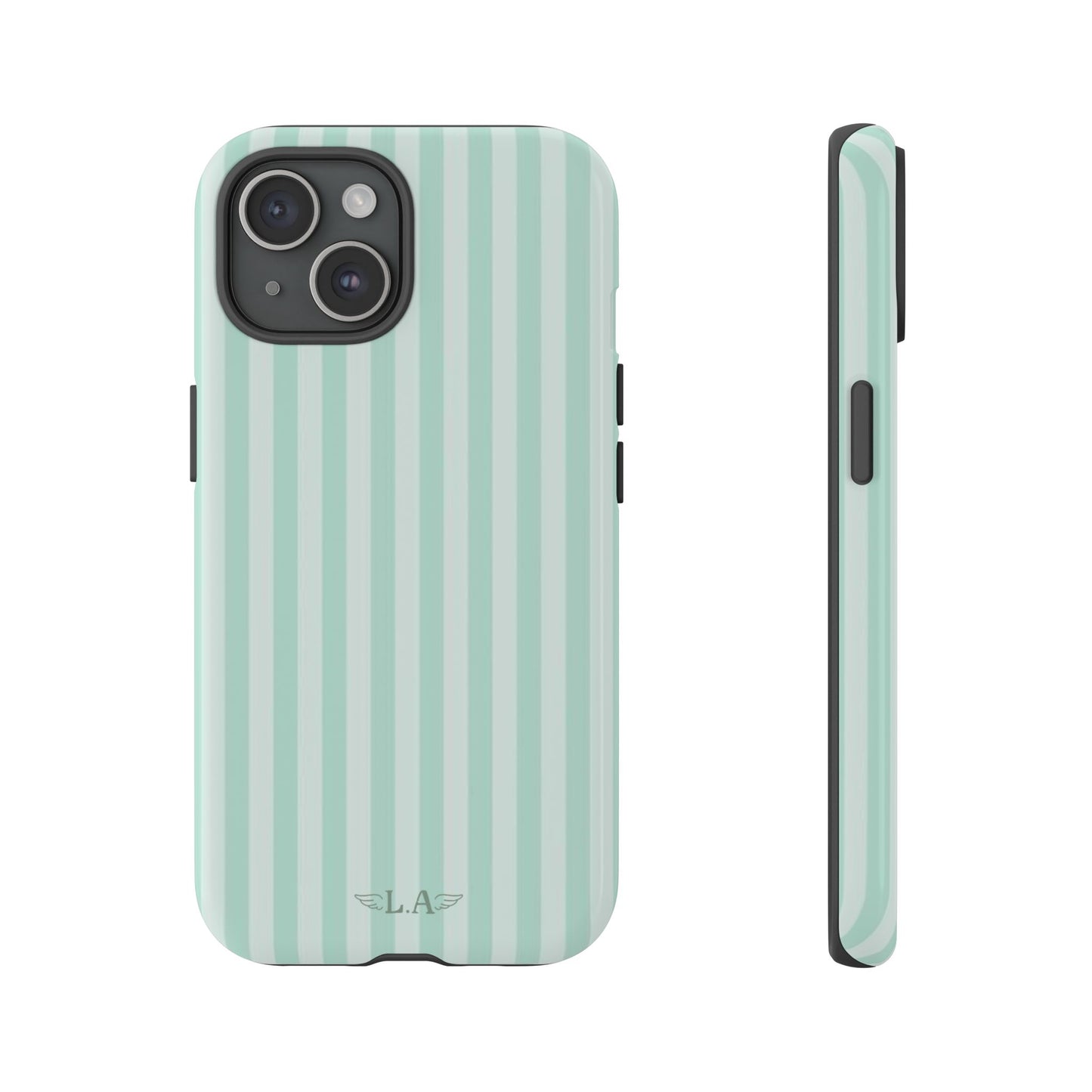Mint Stripes Phone Case
