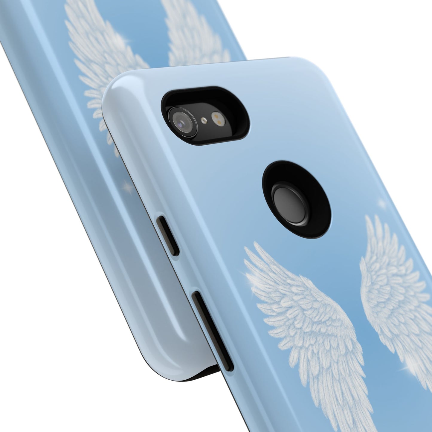 Blue Angel Wings Phone Case