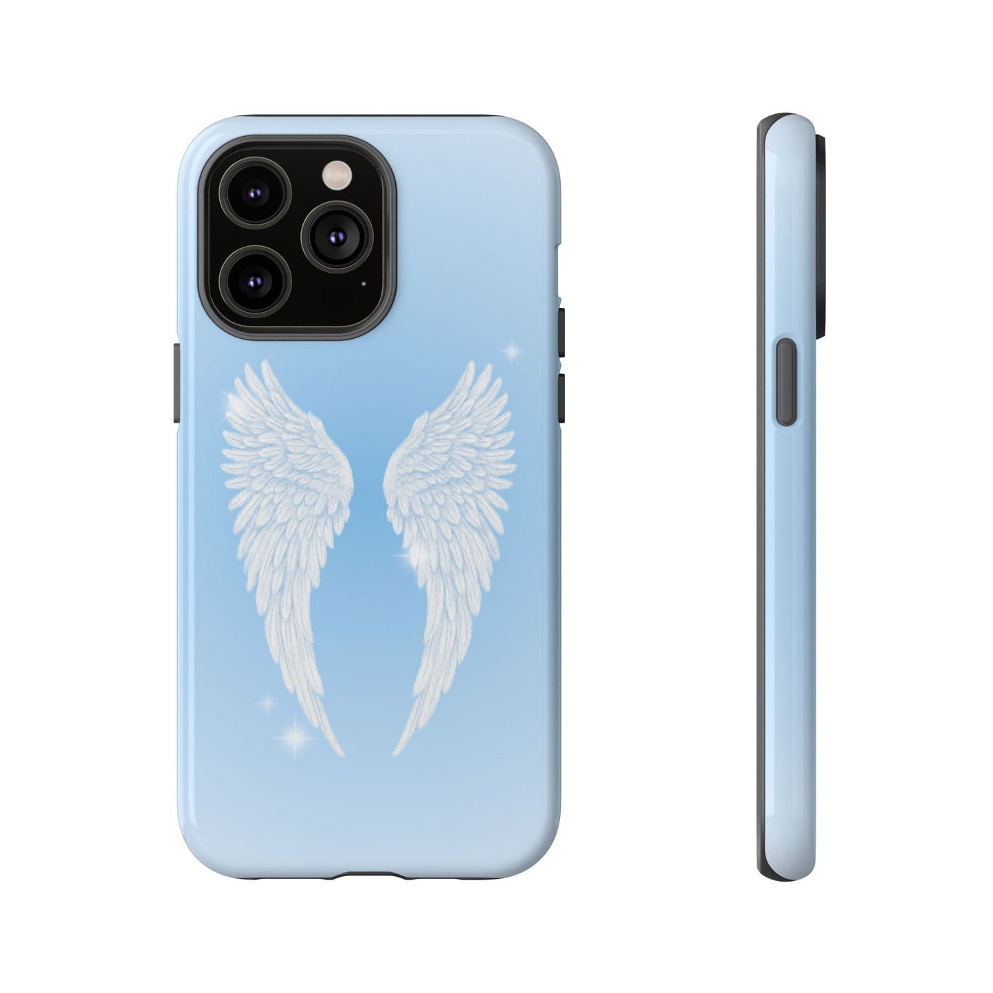 Blue Angel Wings Phone Case