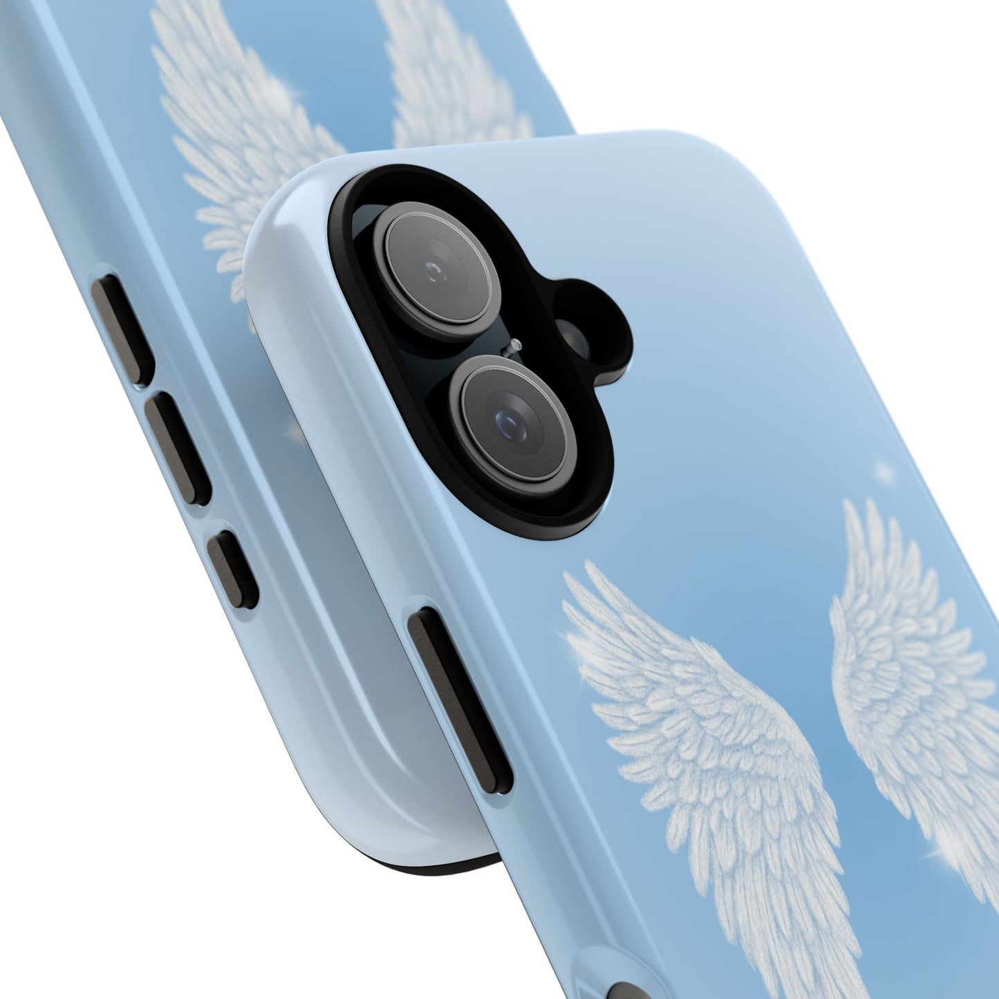 Blue Angel Wings Phone Case