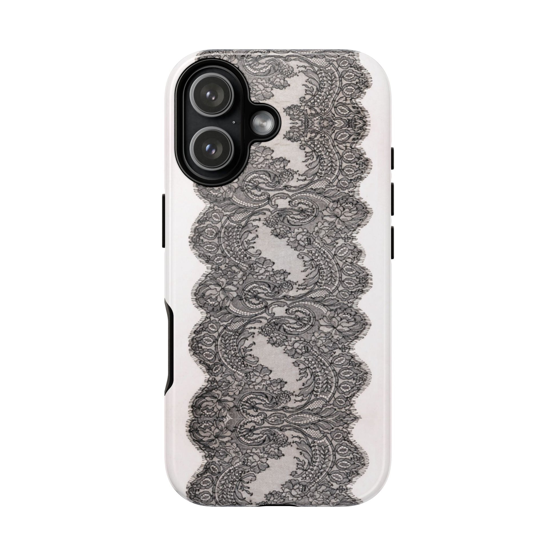 Black Lace Phone Case – Lucky Angel Studio