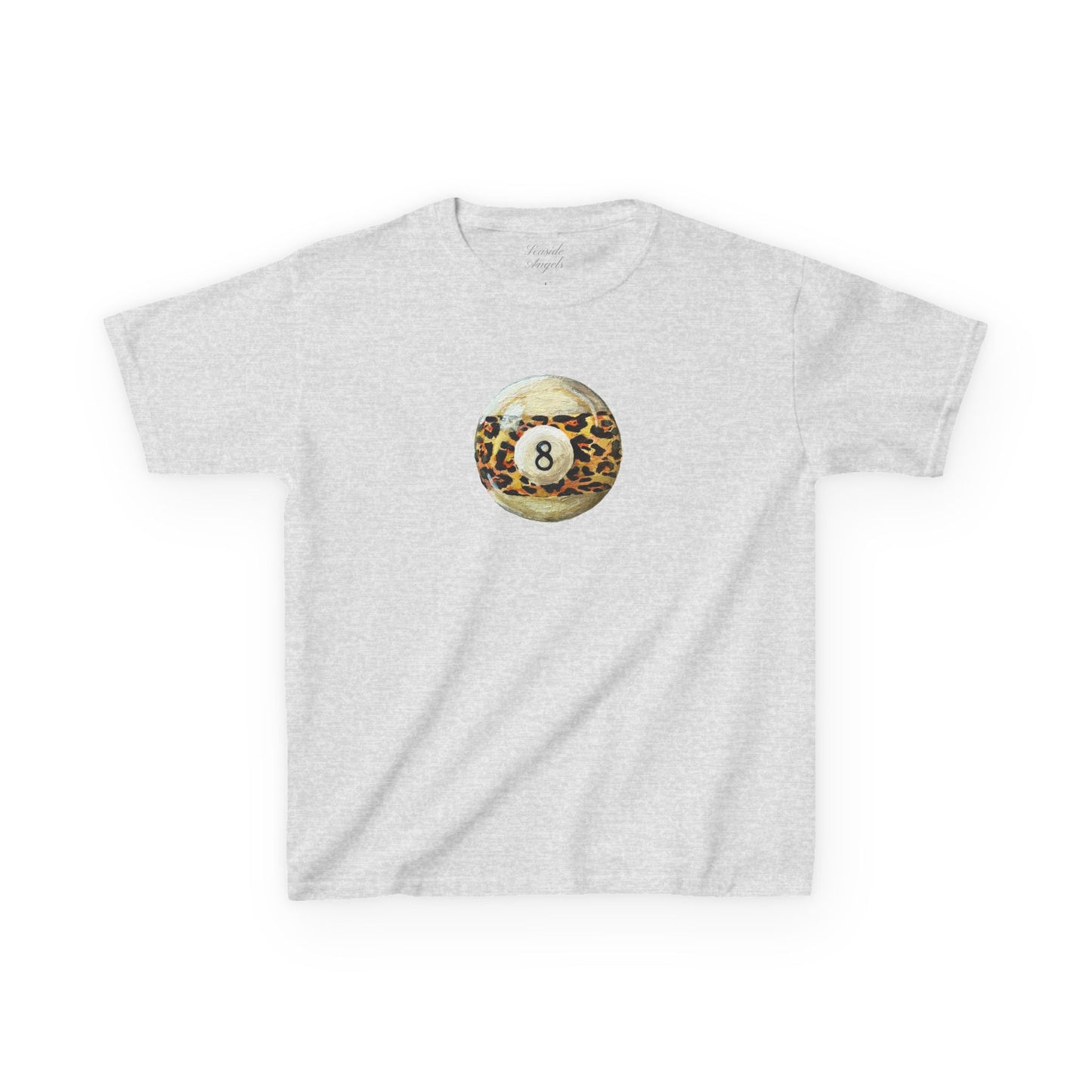 Hand-Painted Leopard 8 Ball Baby Tee