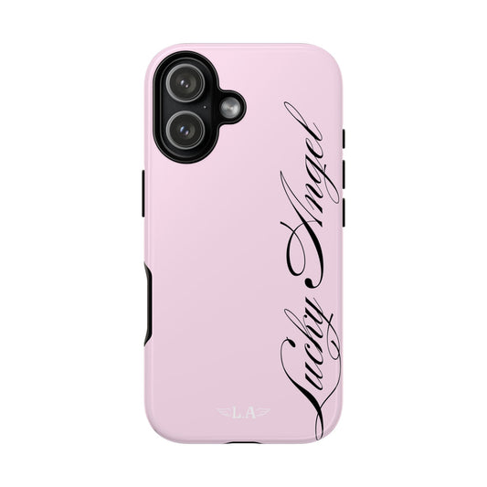 Lucky Angel Cursive Phone Case