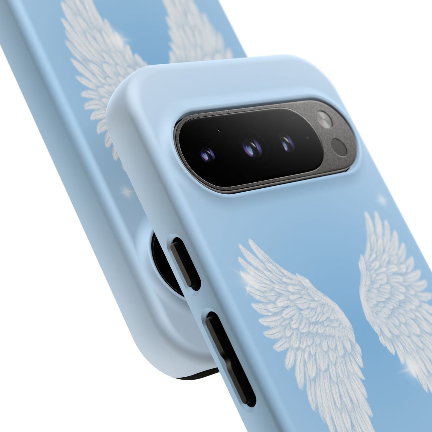 Blue Angel Wings Phone Case