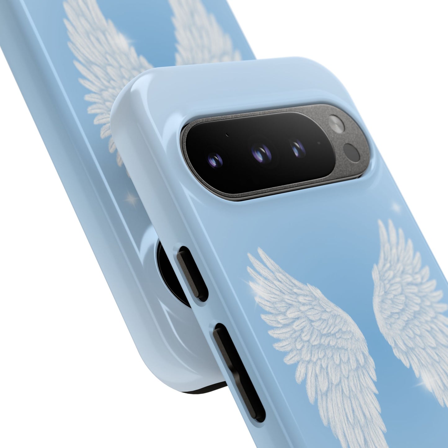 Blue Angel Wings Phone Case