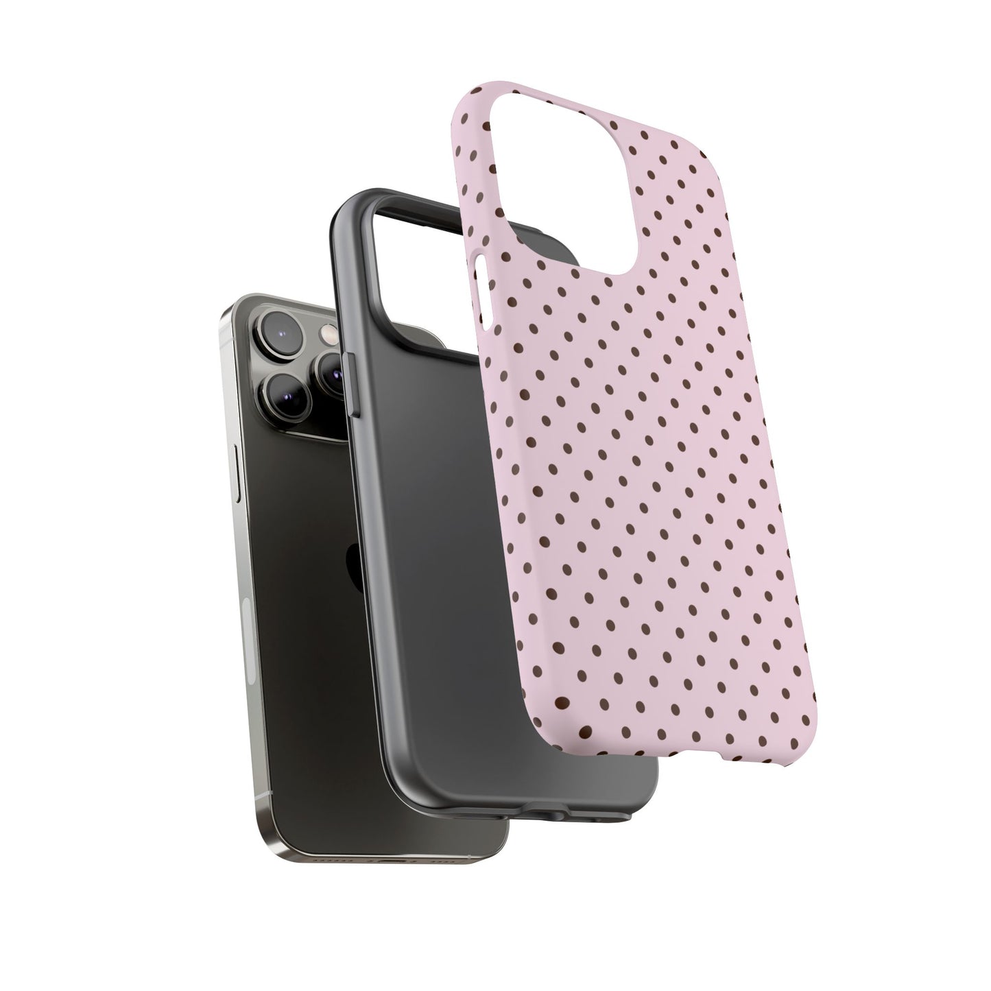 Light Pink Polka Dot Phone Case