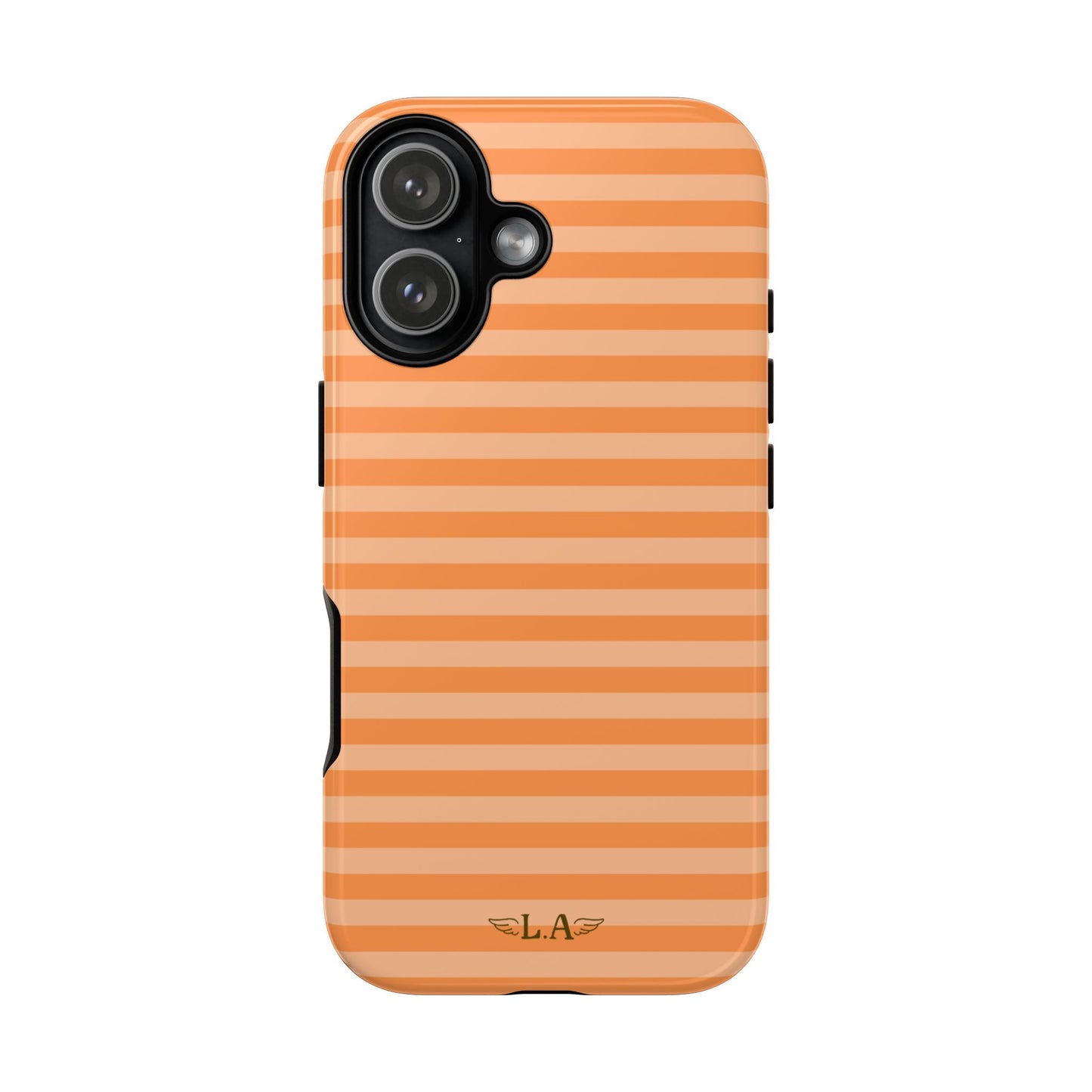 Coral Stripes Phone Case