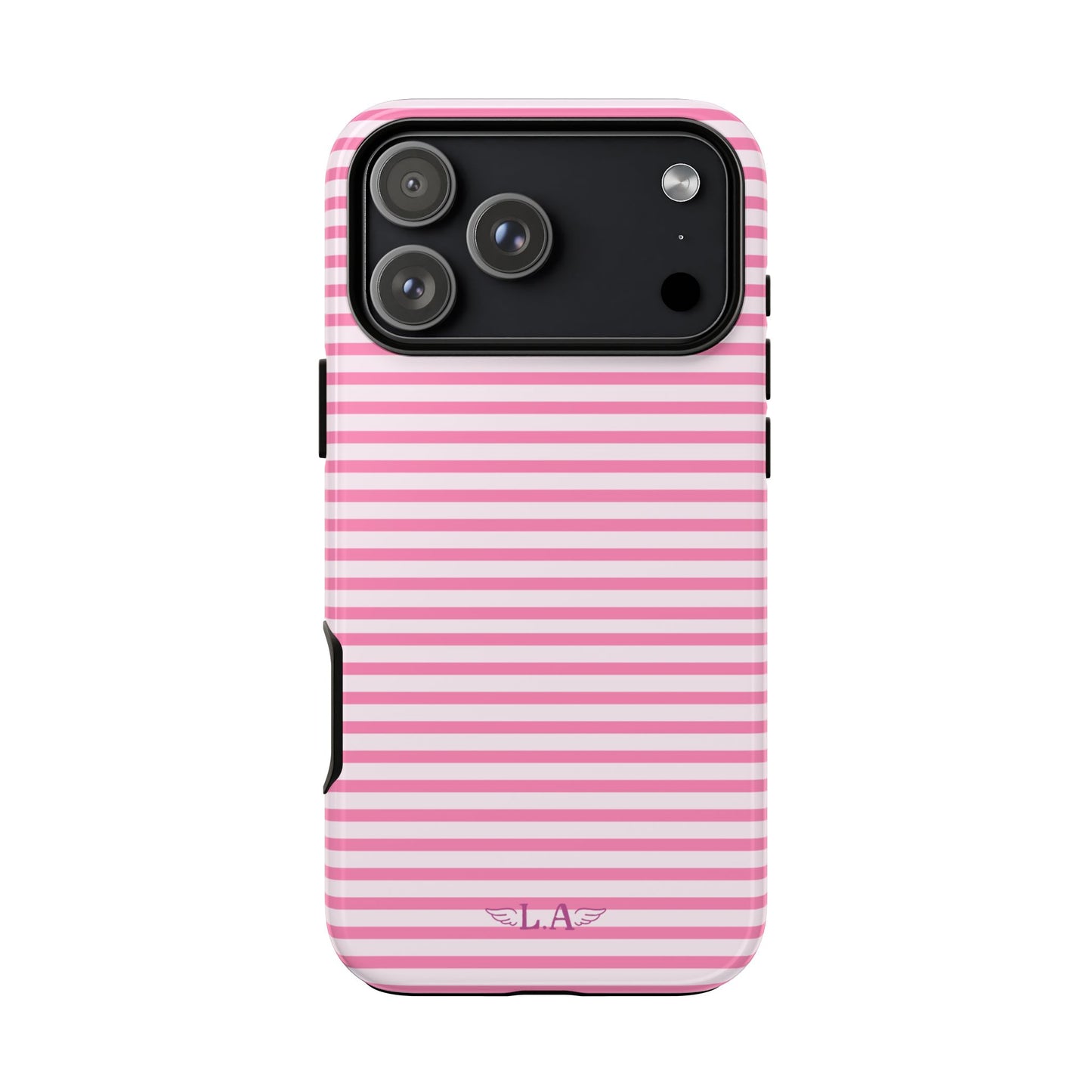 Pink Pinstripes Phone Case