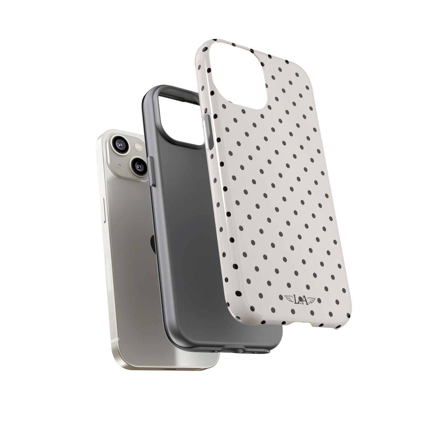 Off-White Polka Dot Phone Case