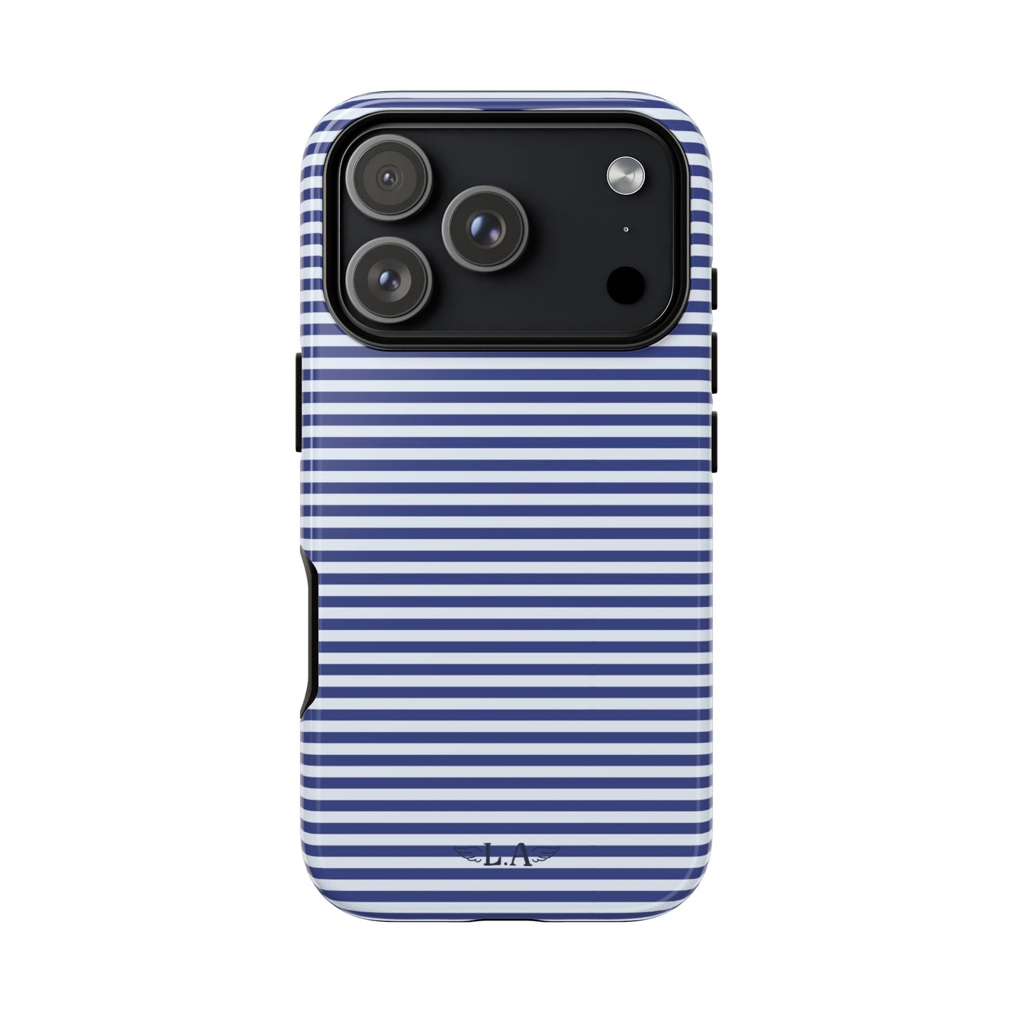 Navy Pinstripe Phone Case